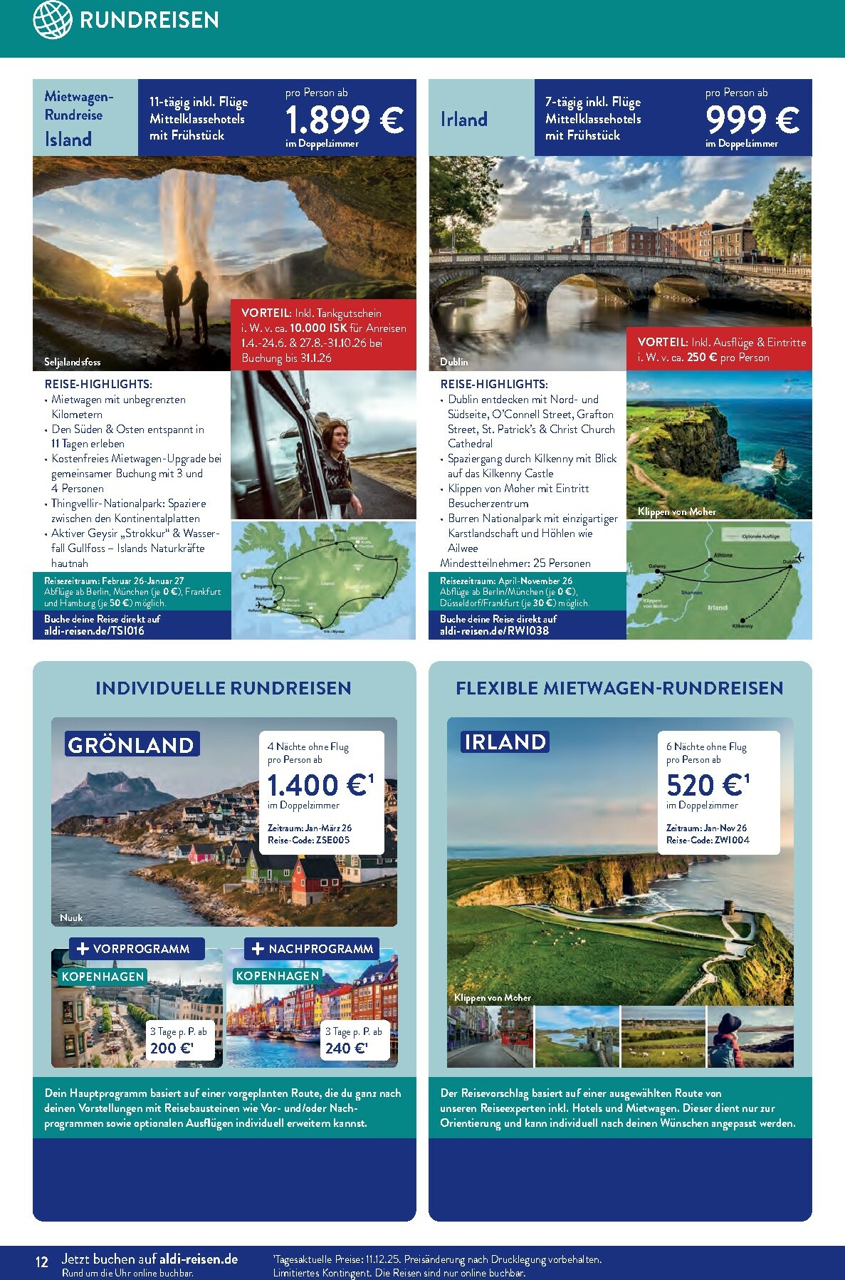 aldi - ALDI SÜD - Reisemagazin-Prospekt gültig vom 01.01. bis 31.01. - page: 12