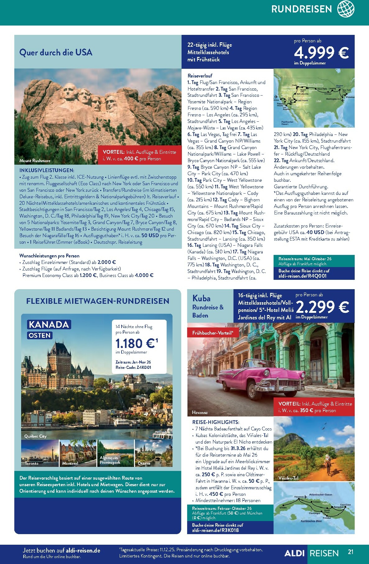 aldi - ALDI SÜD - Reisemagazin-Prospekt gültig vom 01.01. bis 31.01. - page: 21
