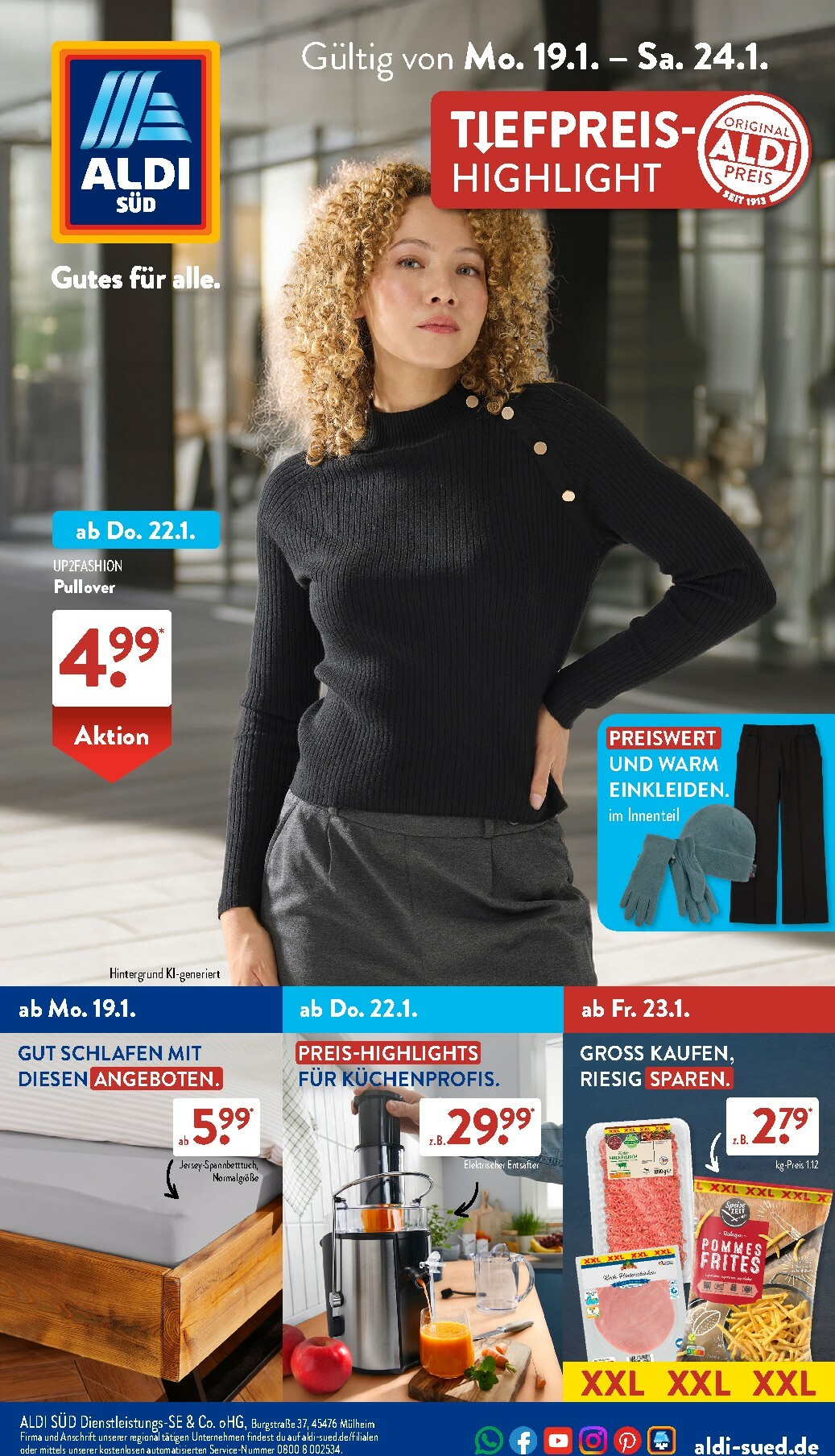 aldi - ALDI SÜD-Prospekt gültig vom 19.01. bis 24.01. - page: 1