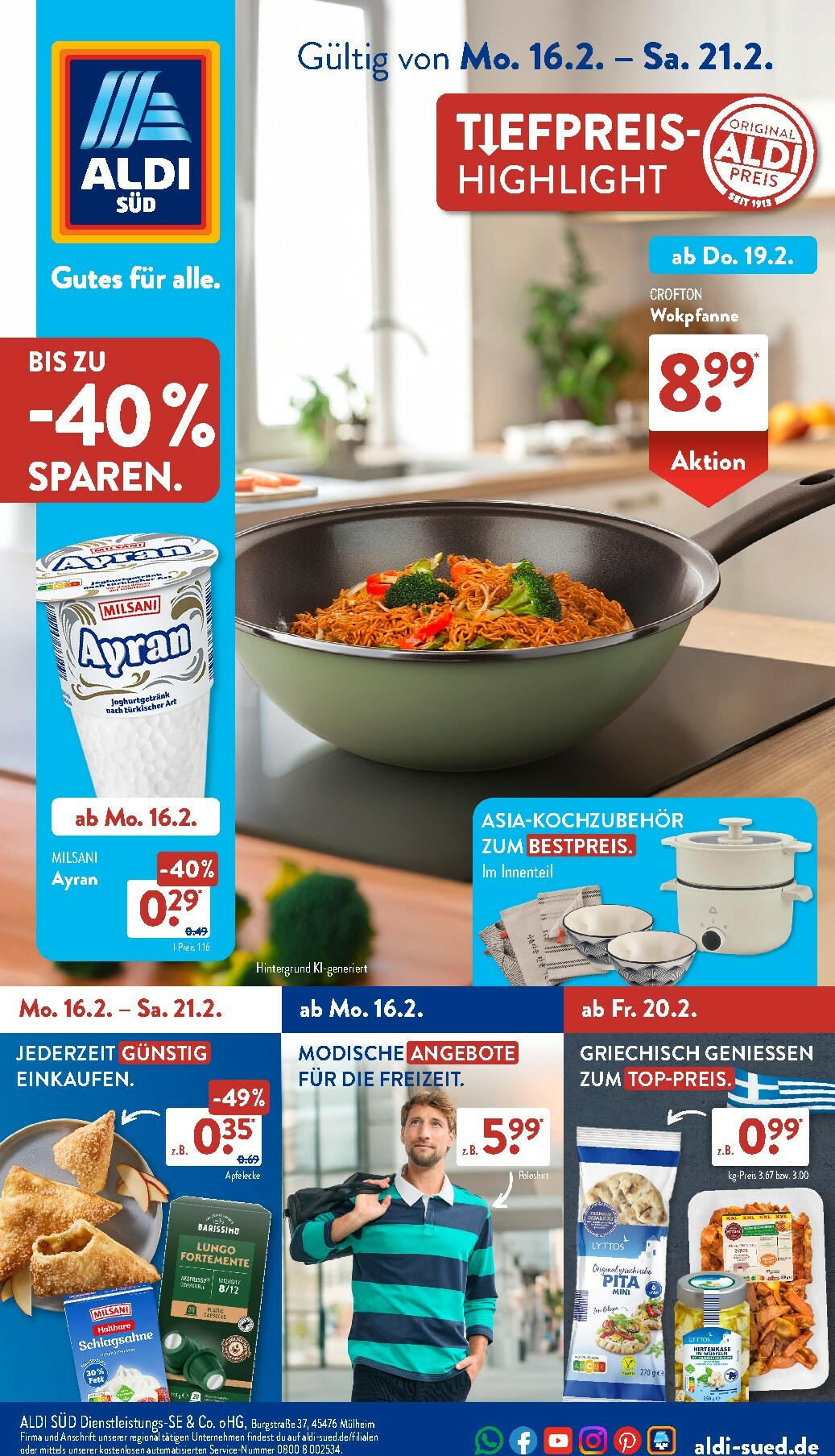 aldi - ALDI SÜD-Prospekt gültig vom 16.02.2026 bis 21.02.2026