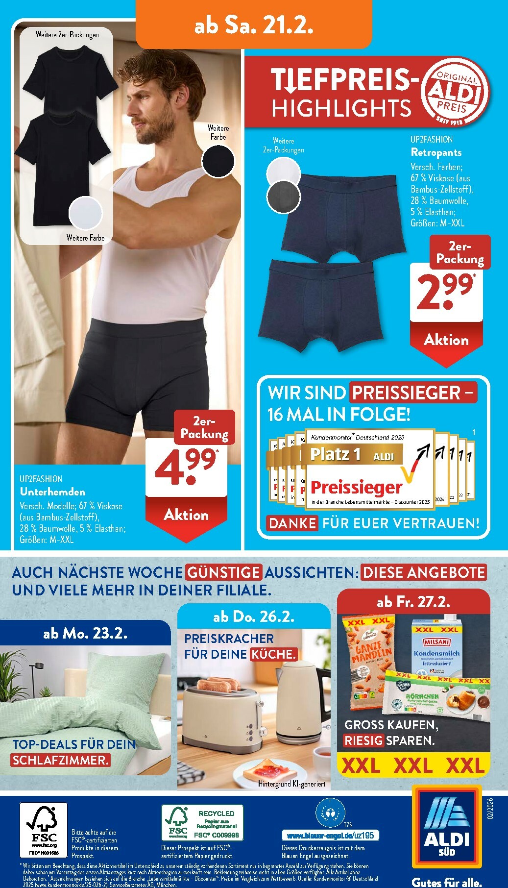 aldi - ALDI SÜD-Prospekt gültig vom 16.02.2026 bis 21.02.2026 - page: 26