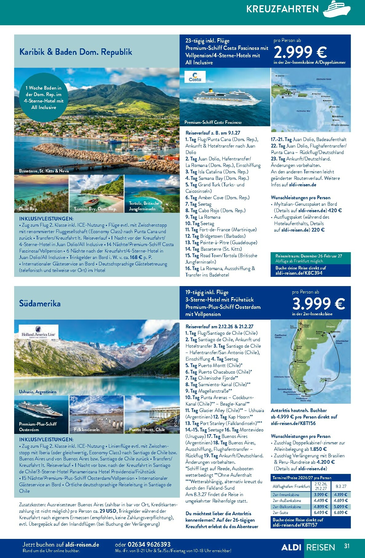 aldi - ALDI SÜD - Reisen-Prospekt gültig vom 11.02.2026 bis 28.02.2026 - page: 31