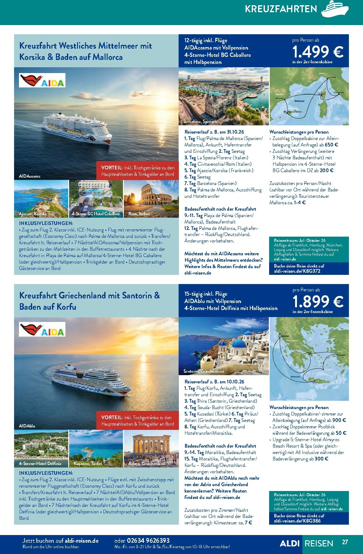 aldi - ALDI SÜD - Reisen-Prospekt gültig vom 11.02.2026 bis 28.02.2026 - page: 27