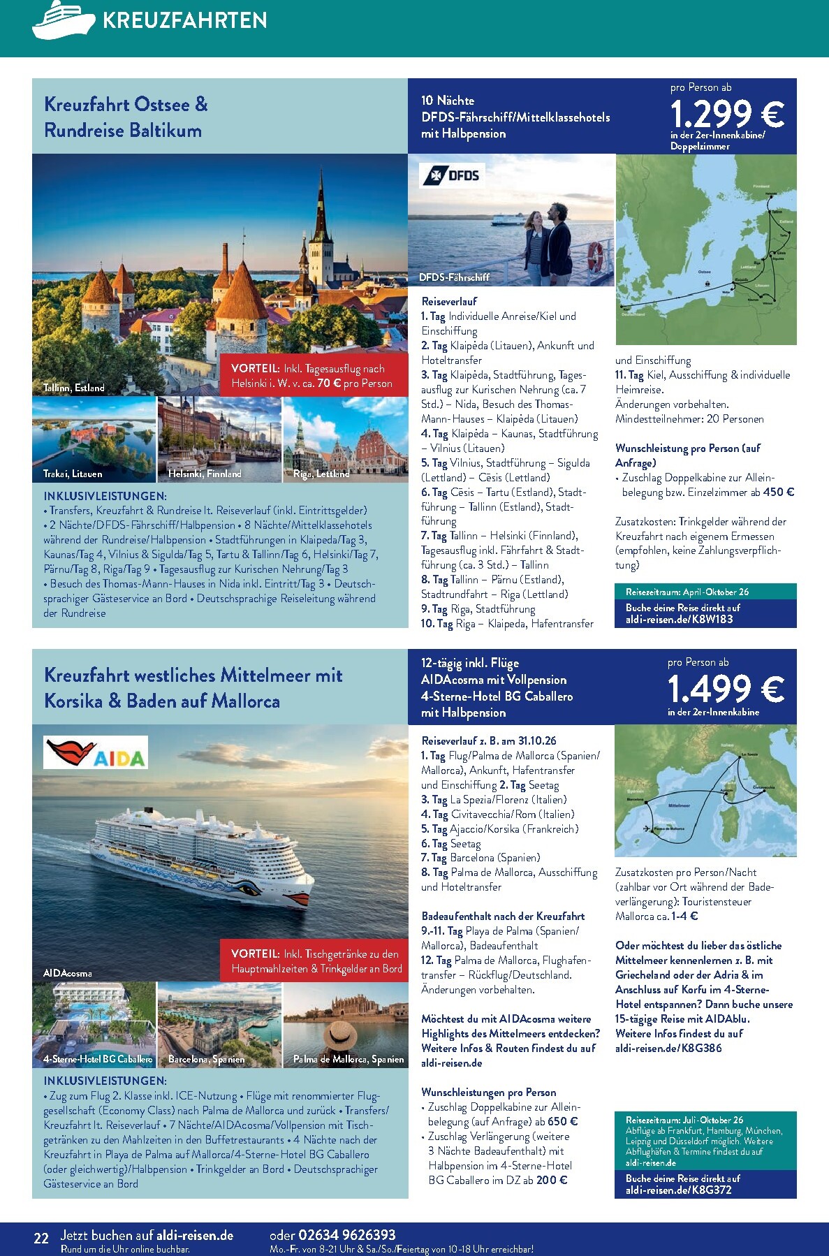 aldi - ALDI SÜD - Reisemagazin-Prospekt gültig vom 01.03.2026 bis 31.03.2026 - page: 22