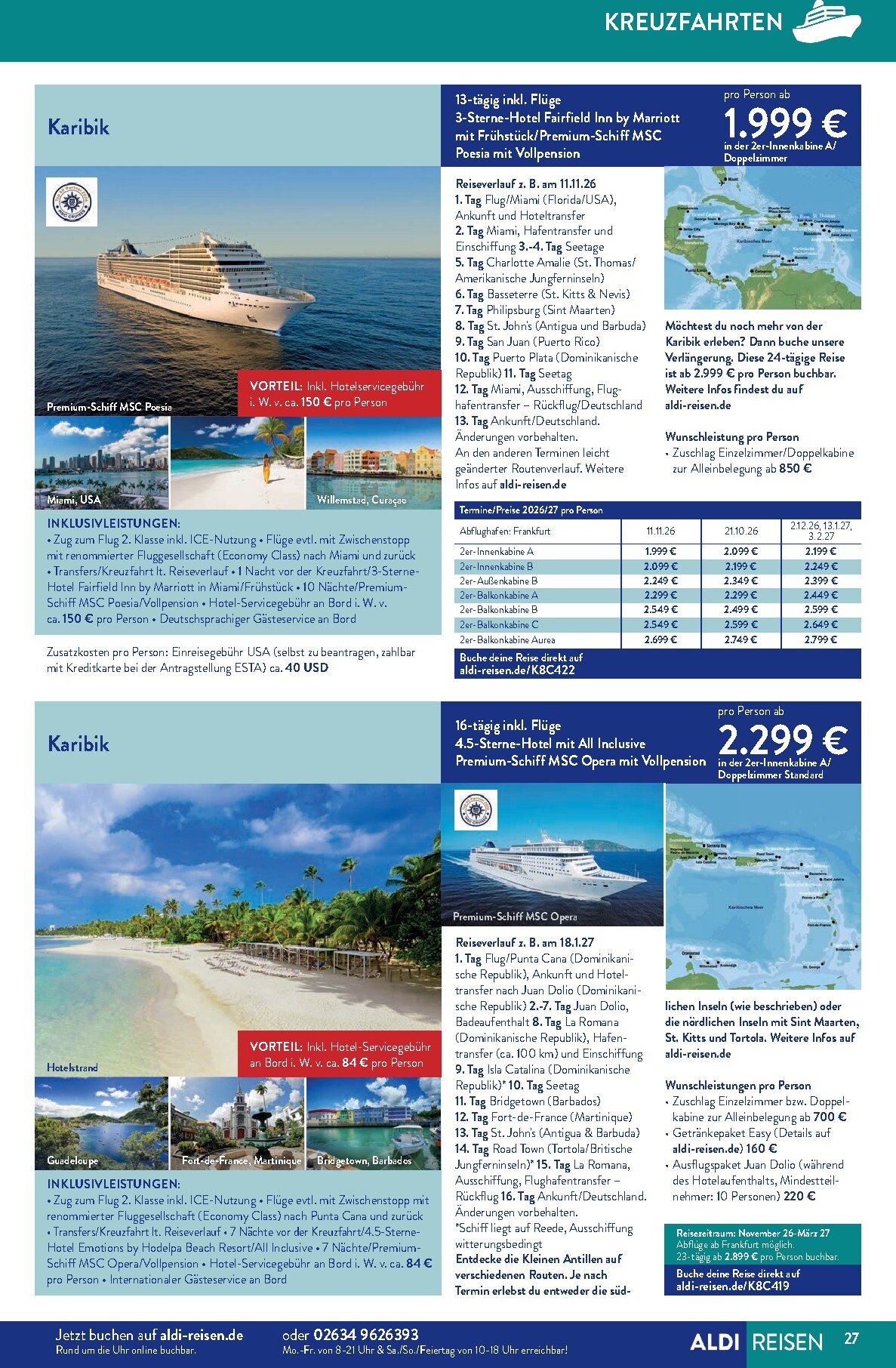 aldi - ALDI SÜD - Reisemagazin-Prospekt gültig vom 01.03.2026 bis 31.03.2026 - page: 27