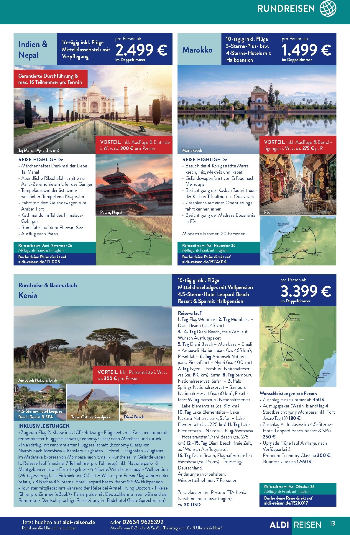 aldi - ALDI SÜD - Reisemagazin-Prospekt gültig vom 01.03.2026 bis 31.03.2026 - page: 13