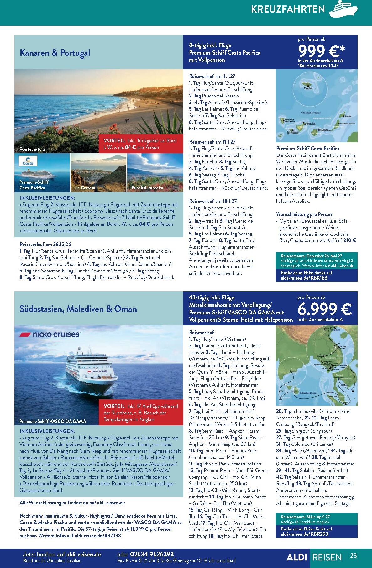 aldi - ALDI SÜD - Reisemagazin-Prospekt gültig vom 01.03.2026 bis 31.03.2026 - page: 23