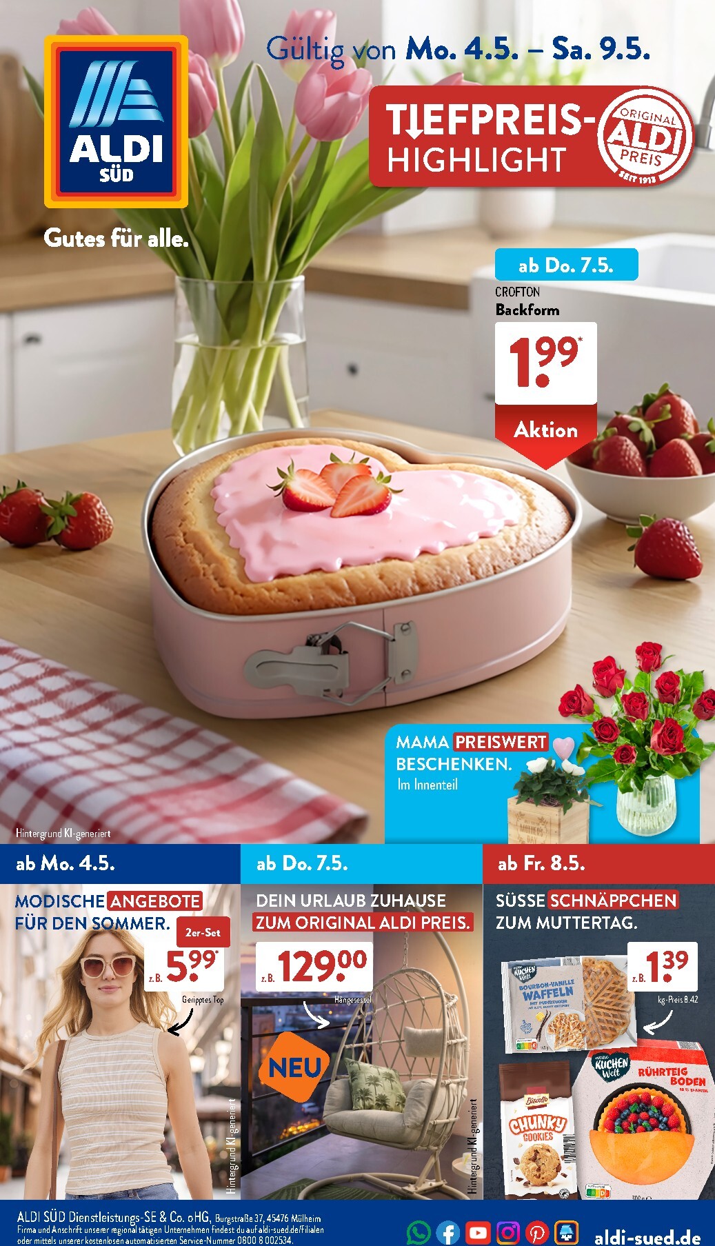 aldi - ALDI SÜD Prospekt nächste Woche – von Montag 04.05.2026 bis Samstag 09.05.2026
