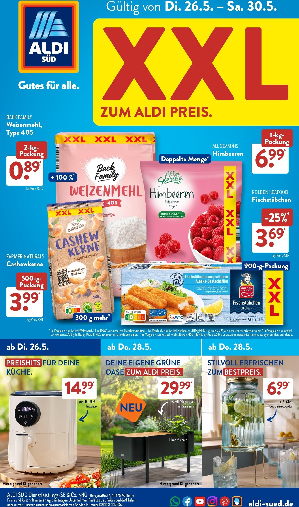 aldi - ALDI SÜD Prospekt nächste Woche – von Dienstag 26.05.2026 bis Samstag 30.05.2026