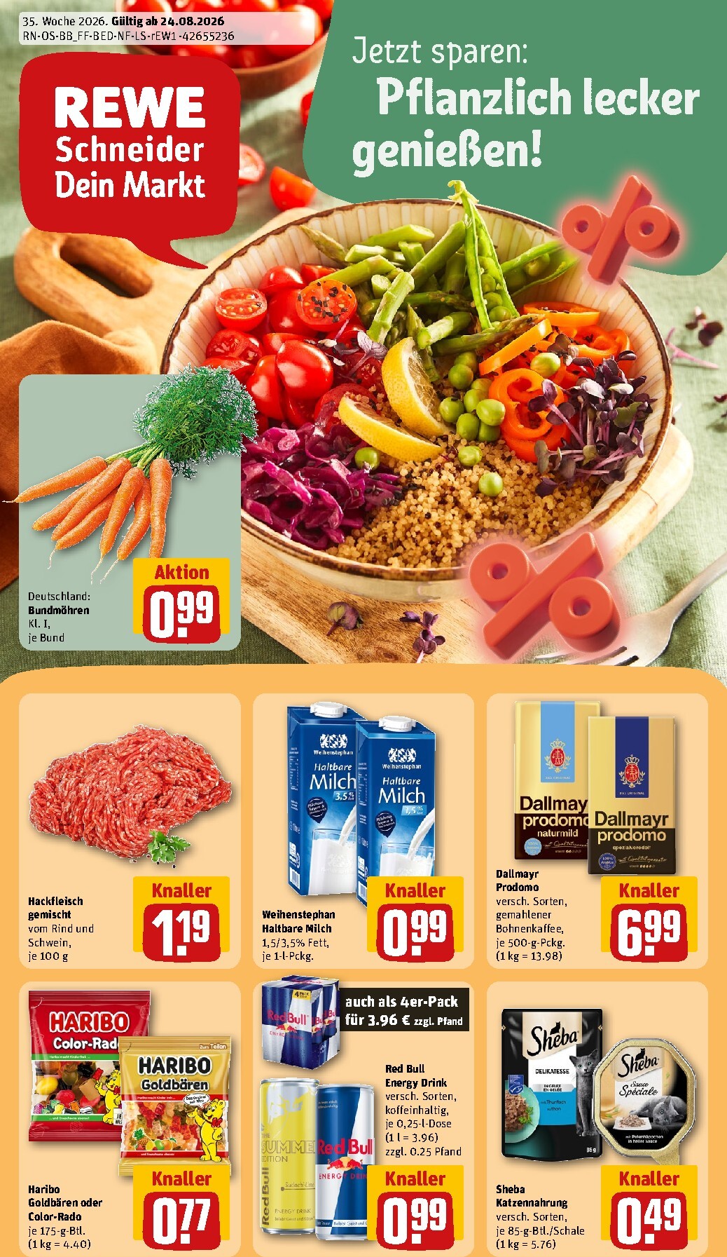 rewe - Rewe Prospekt nächste Woche – von Montag 24.08.2026 bis Sonntag 30.08.2026 - page: 1
