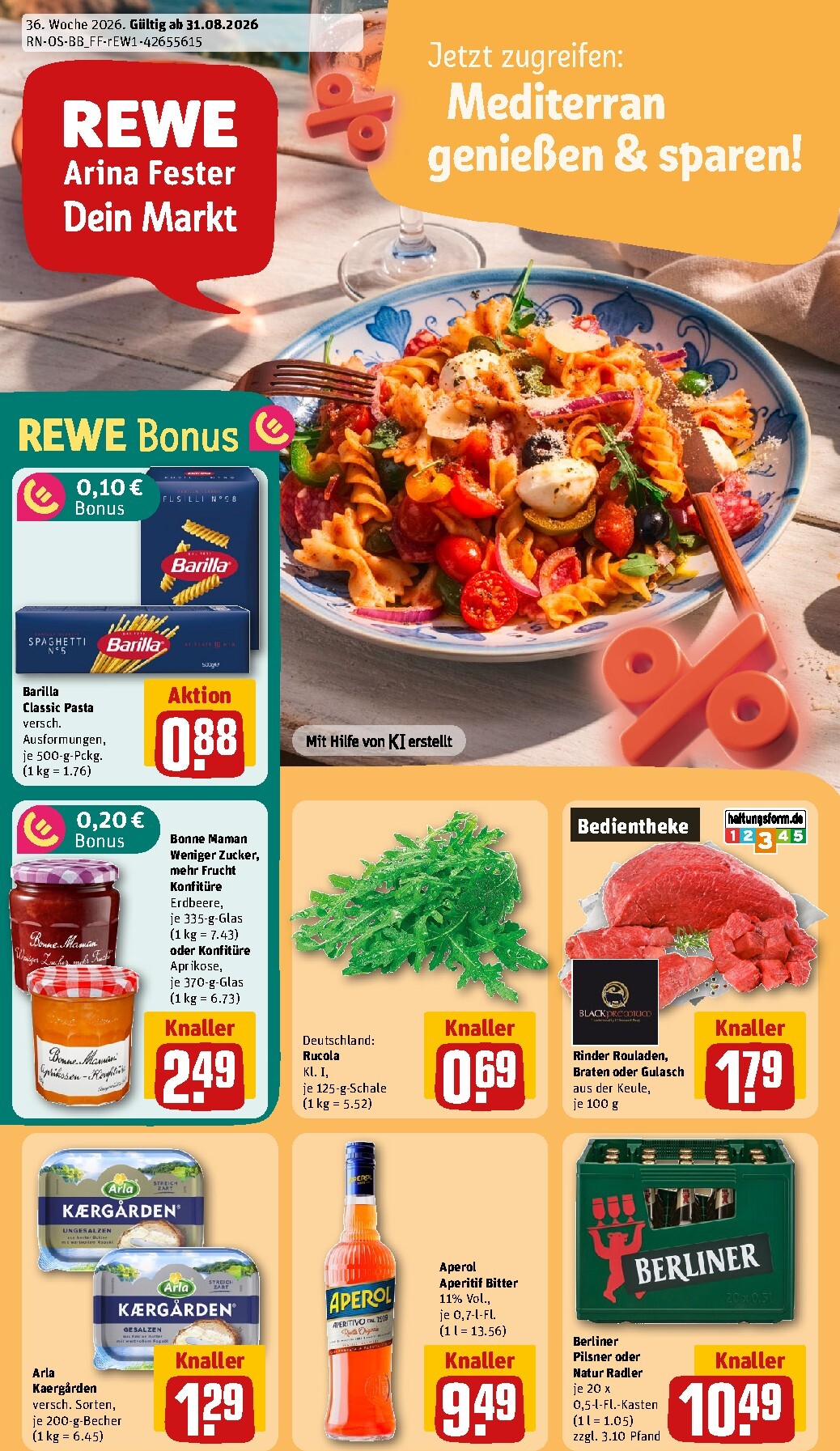 rewe - Rewe Prospekt nächste Woche – von Montag 31.08.2026 bis Samstag 05.09.2026