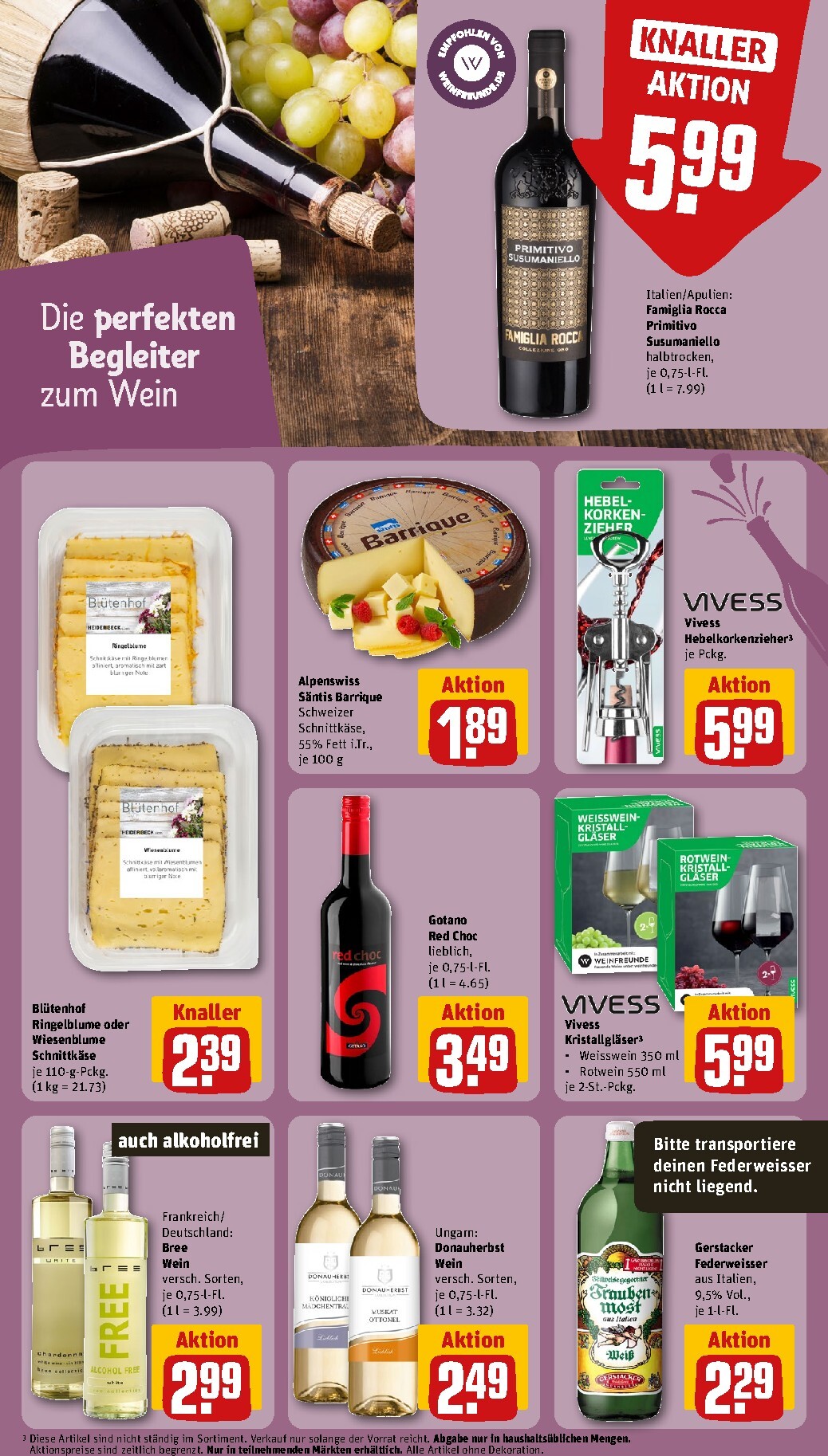 rewe - Rewe Prospekt – von Montag 31.08.2026 bis Samstag 05.09.2026 - page: 21