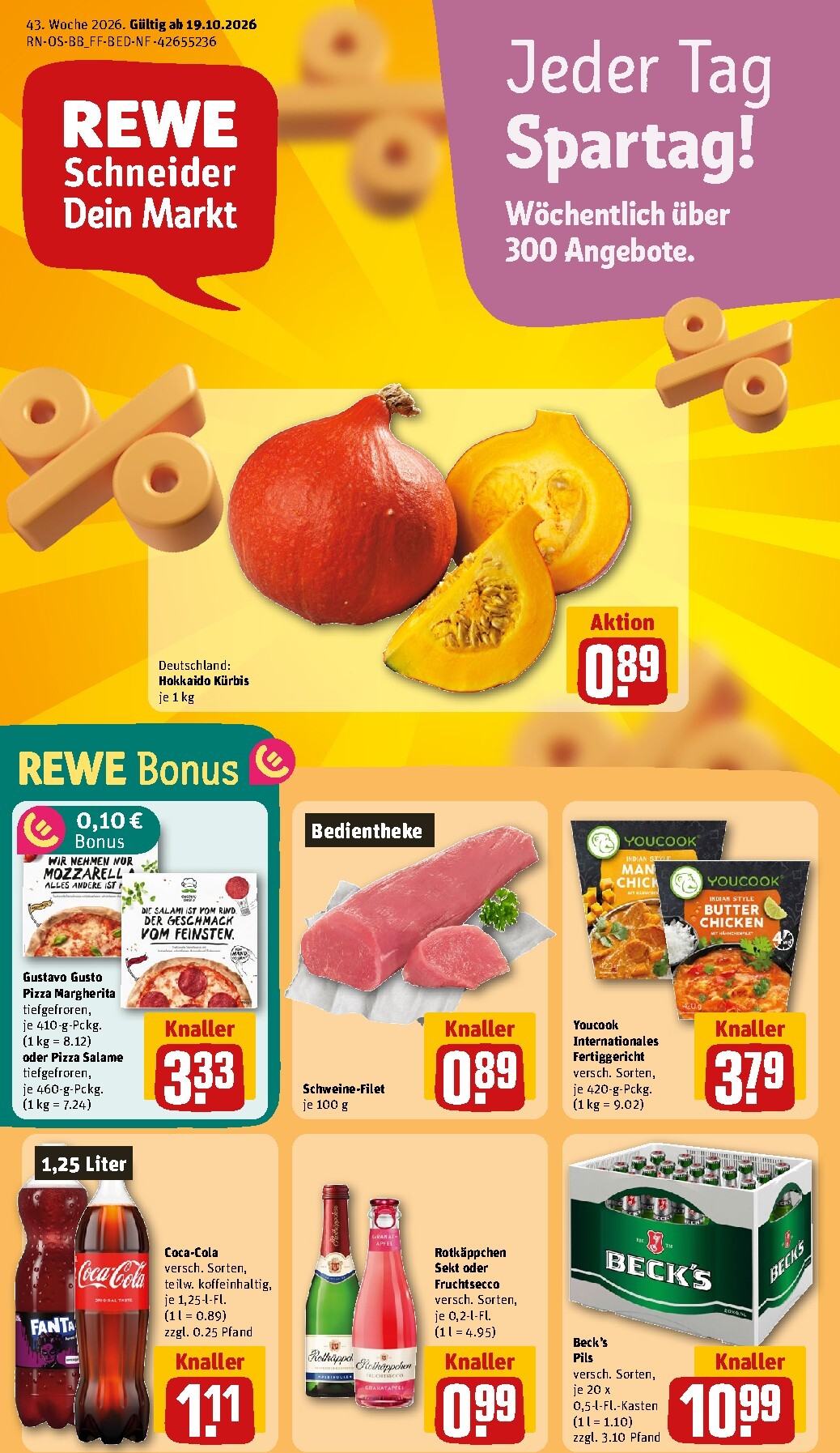 rewe - Rewe Prospekt nächste Woche – von Montag 19.10.2026 bis Sonntag 25.10.2026
