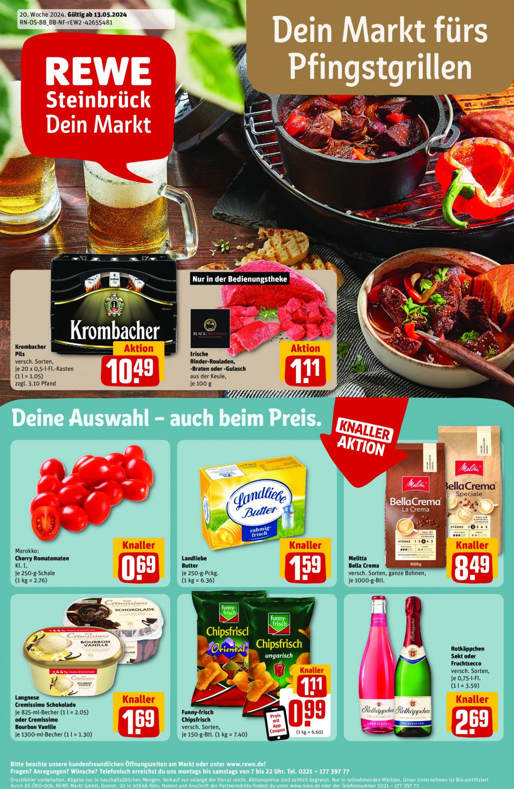 rewe - Flyer Rewe aktuell 13.05. - 19.05. - page: 1