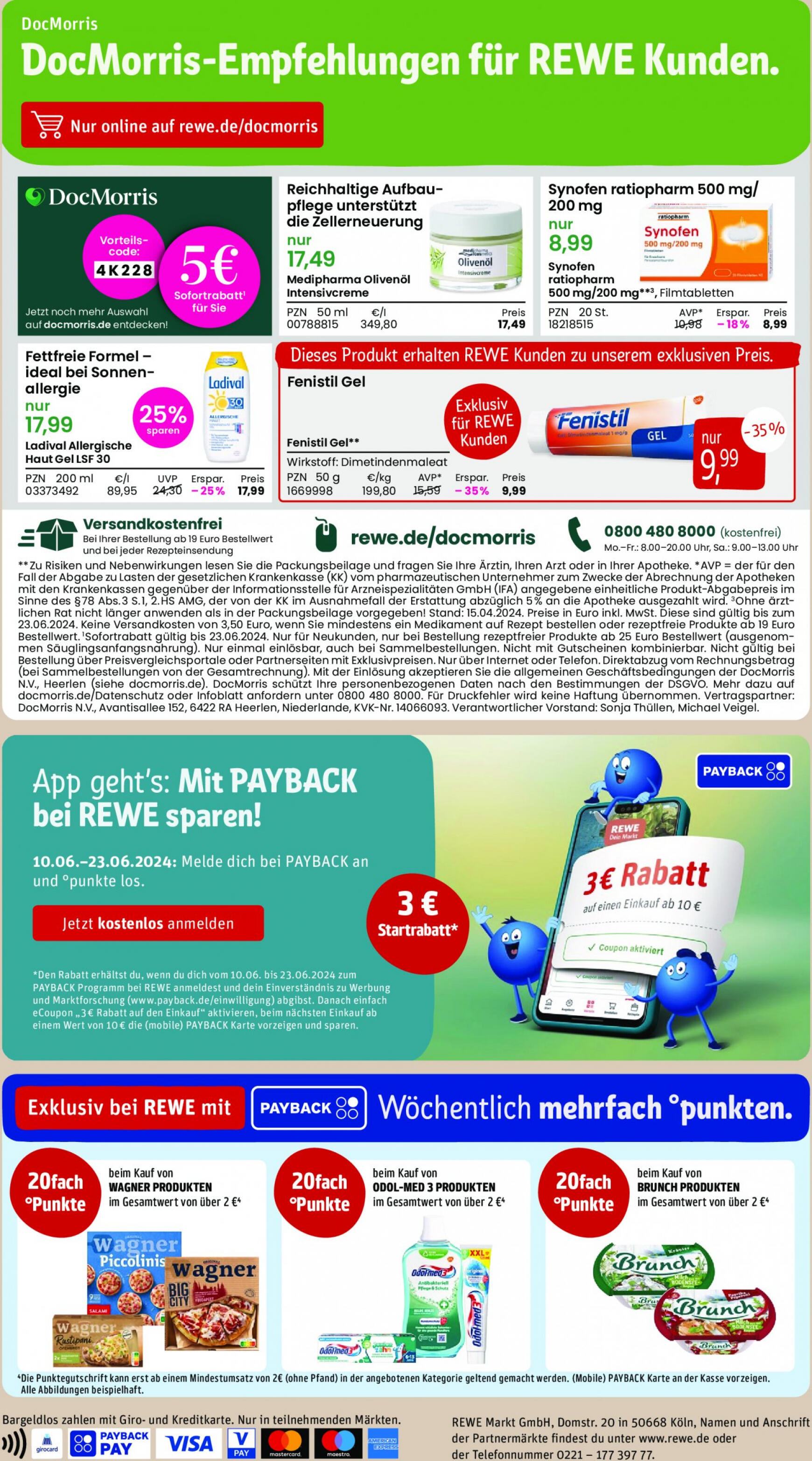 rewe - Flyer Rewe aktuell 10.06. - 15.06. - page: 34
