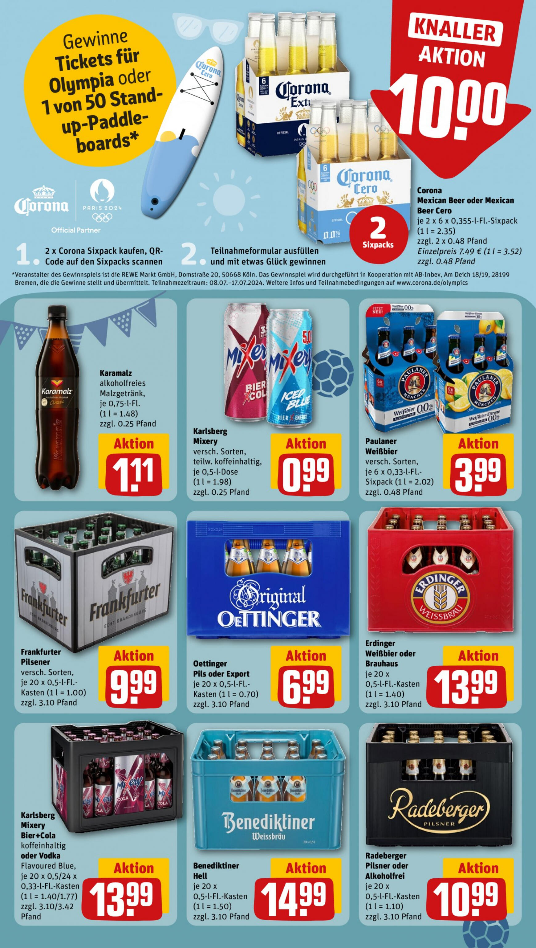 rewe - Flyer Rewe aktuell 08.07. - 13.07. - page: 21