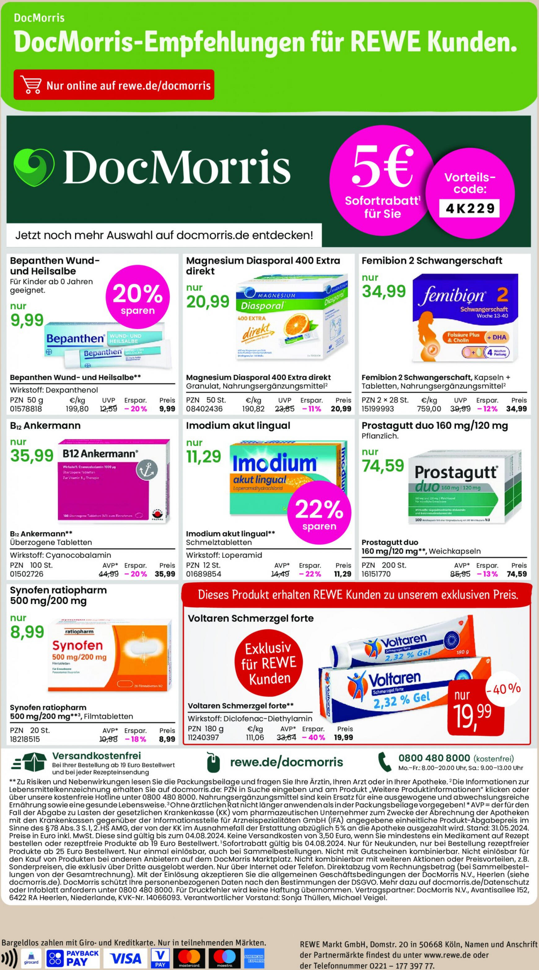 rewe - Flyer Rewe aktuell 22.07. - 27.07. - page: 28