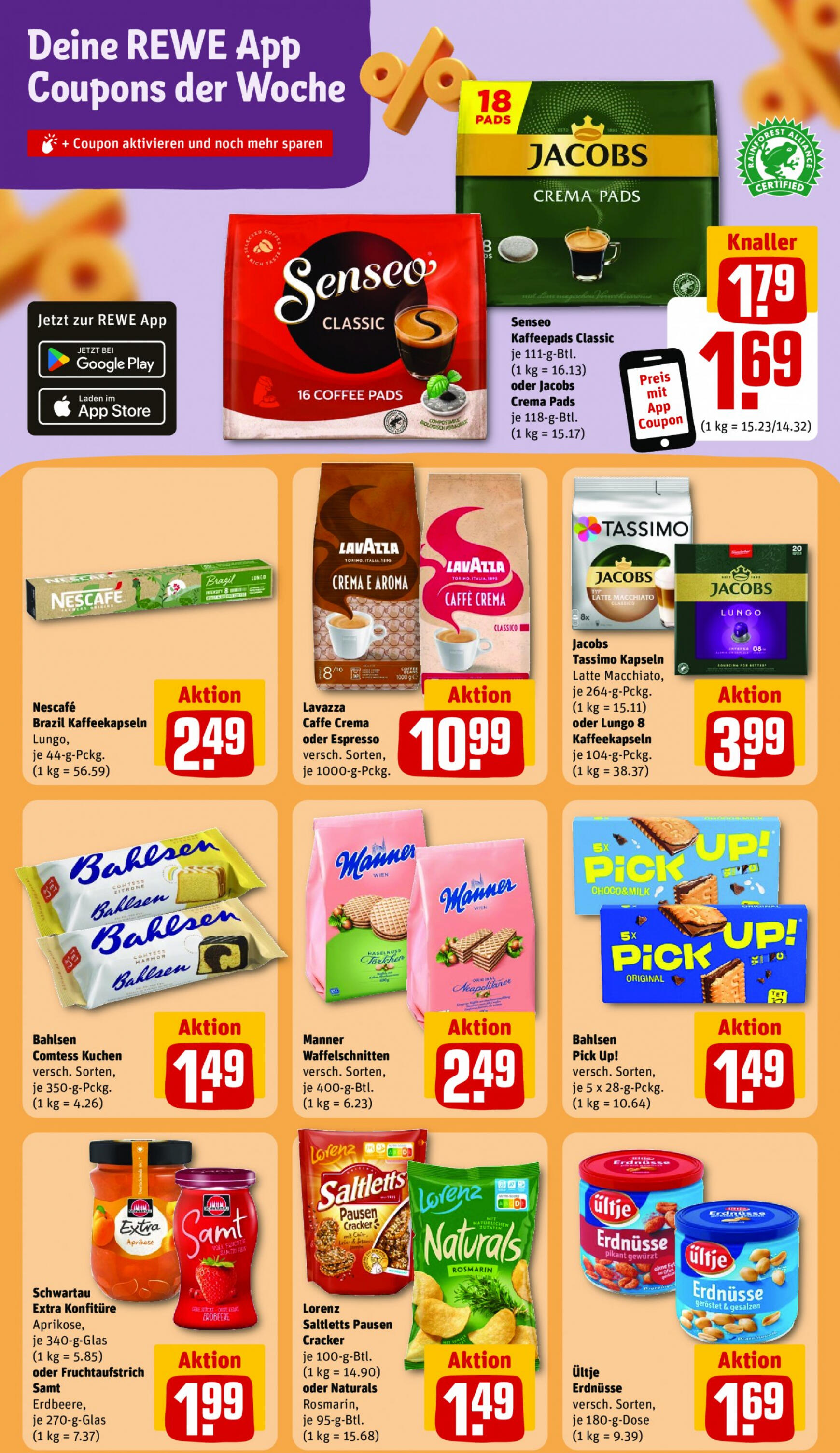 rewe - Flyer Rewe aktuell 22.07. - 27.07. - page: 21