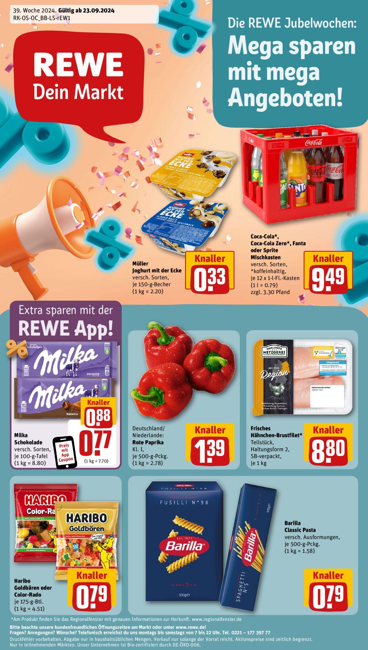 rewe - Rewe Prospekt 23.09.2024 - 28.09.2024