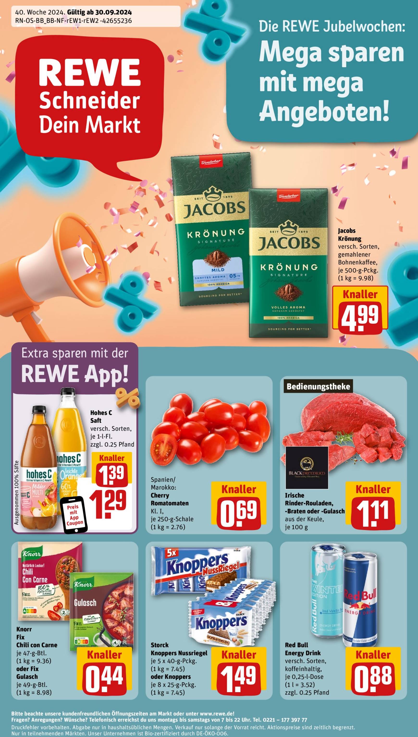 rewe - Rewe-Prospekt gültig ab 30.09. - 05.10. - page: 1