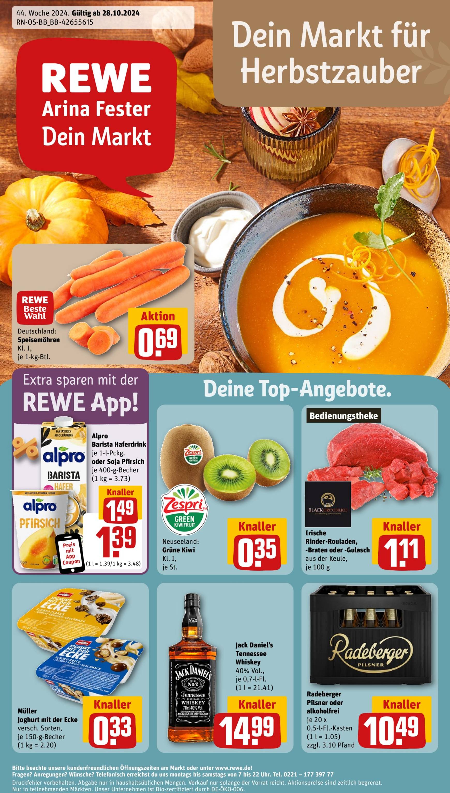 rewe - Rewe-Prospekt gültig von 28.10. bis 02.11. - page: 1