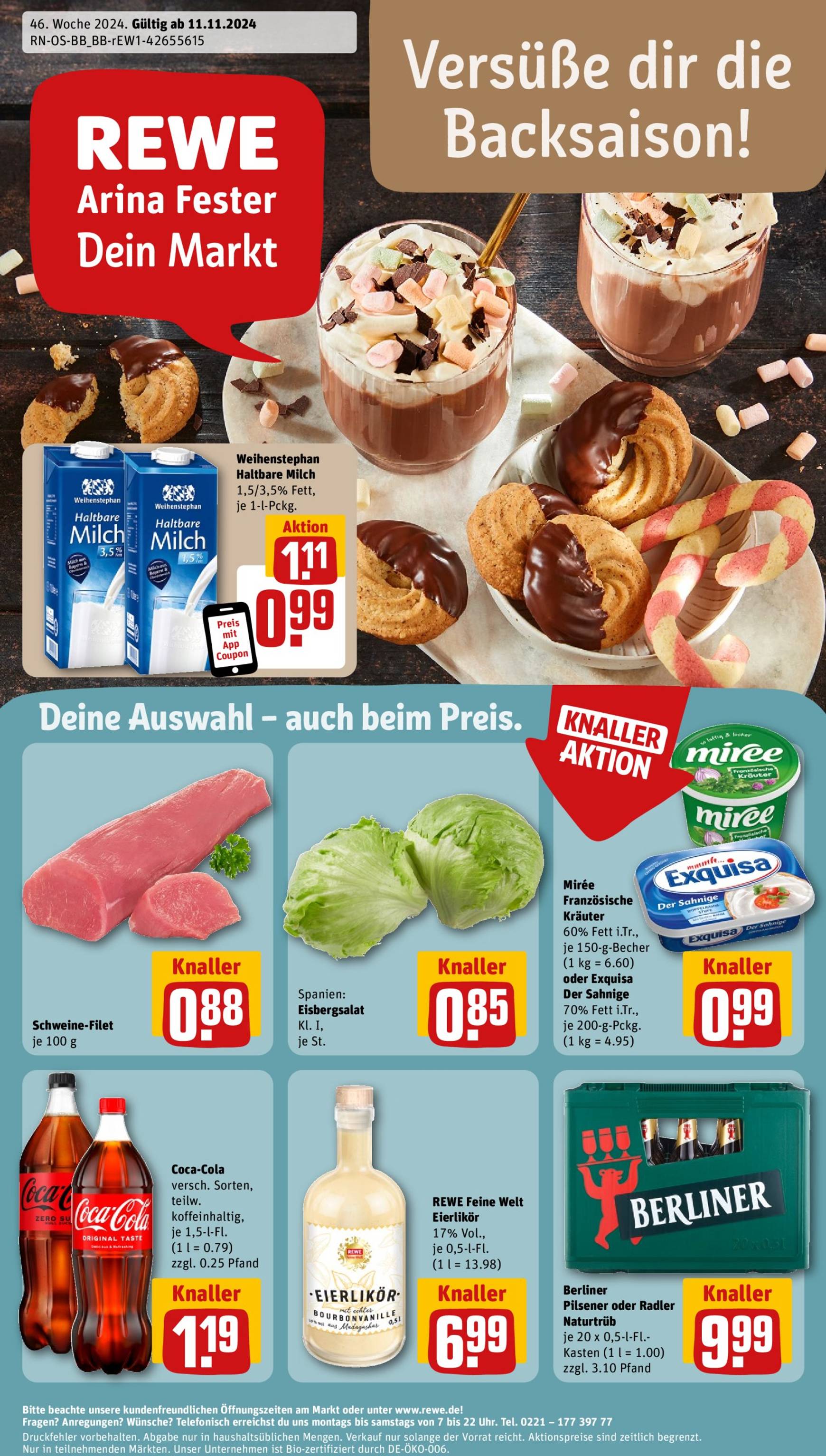 rewe - Rewe-Prospekt gültig von 11.11. bis 16.11.