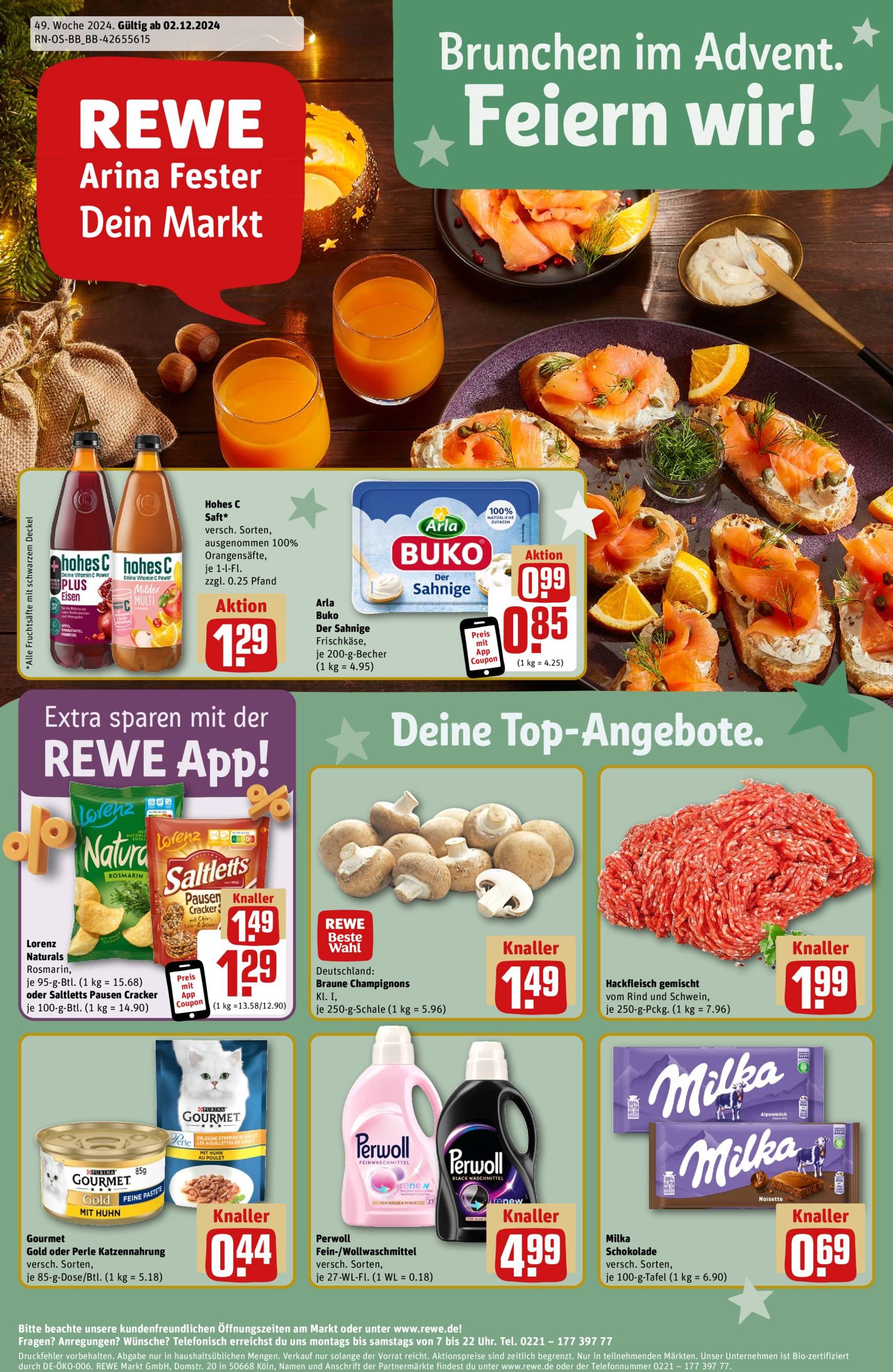 rewe - Rewe-Prospekt gültig von 02.12. bis 07.12.