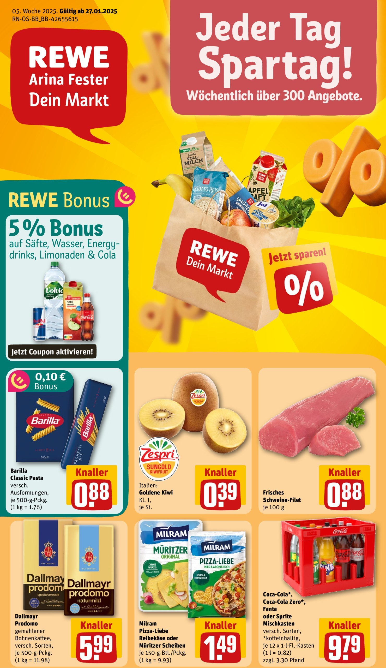 rewe - Rewe-Prospekt gültig von 27.01. bis 01.02.