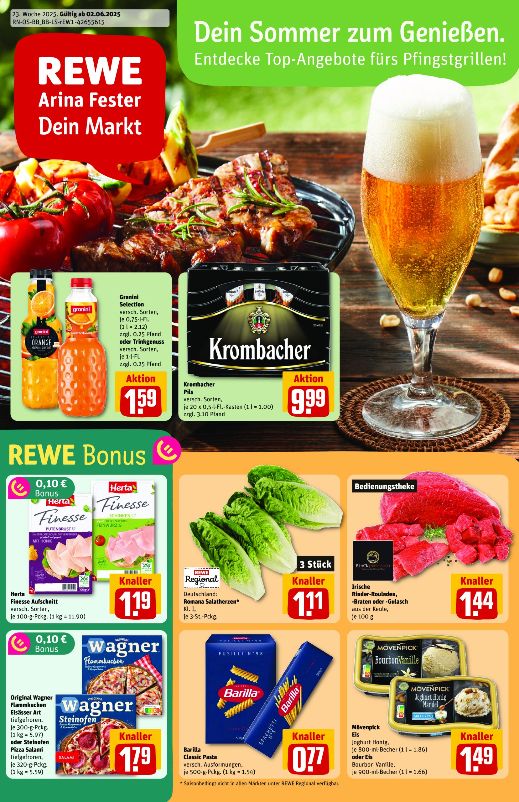 rewe - Rewe-Prospekt gültig von 02.06. bis 07.06.