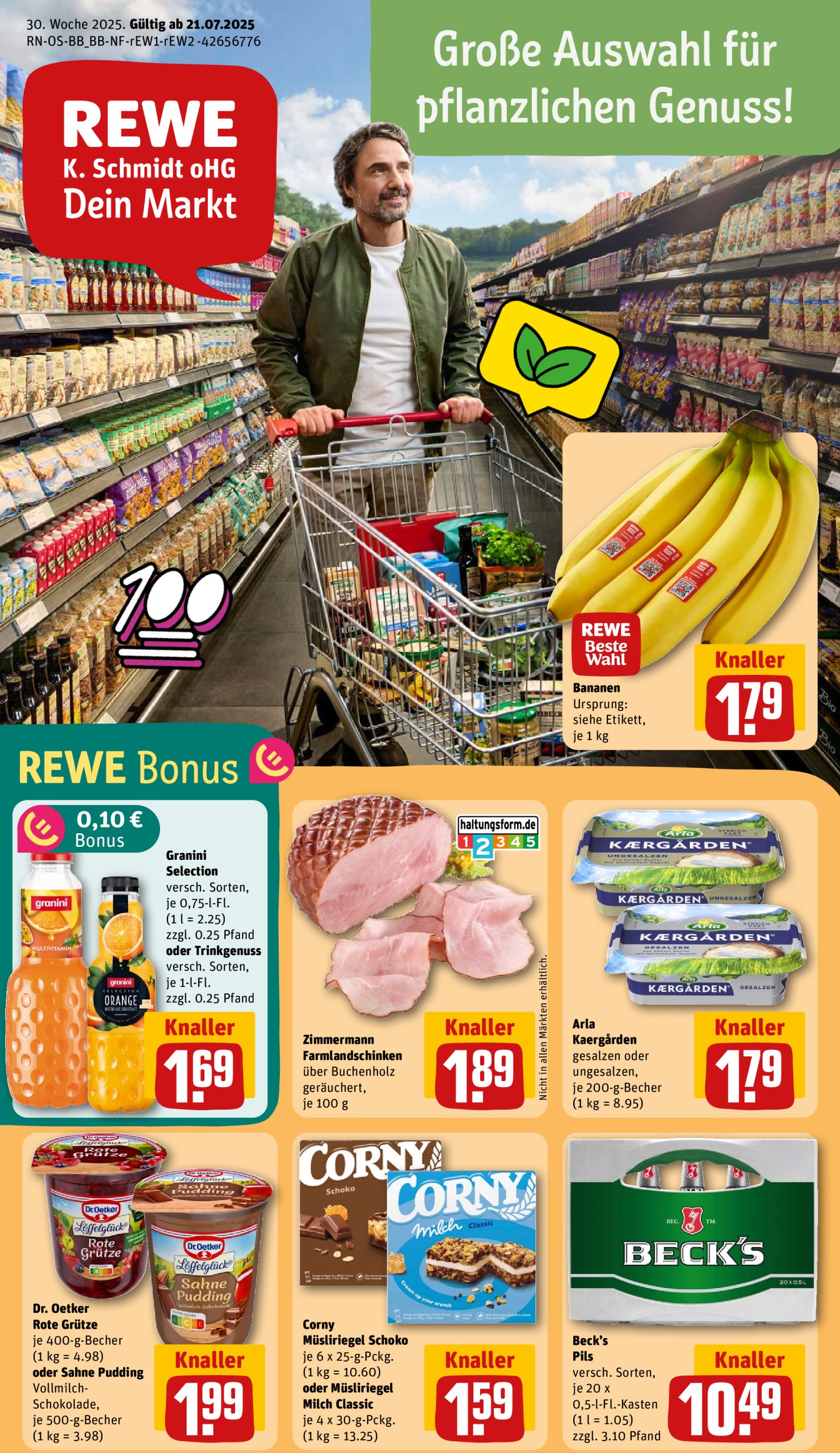 rewe - Rewe-Prospekt gültig vom 21.07. bis 27.07.
