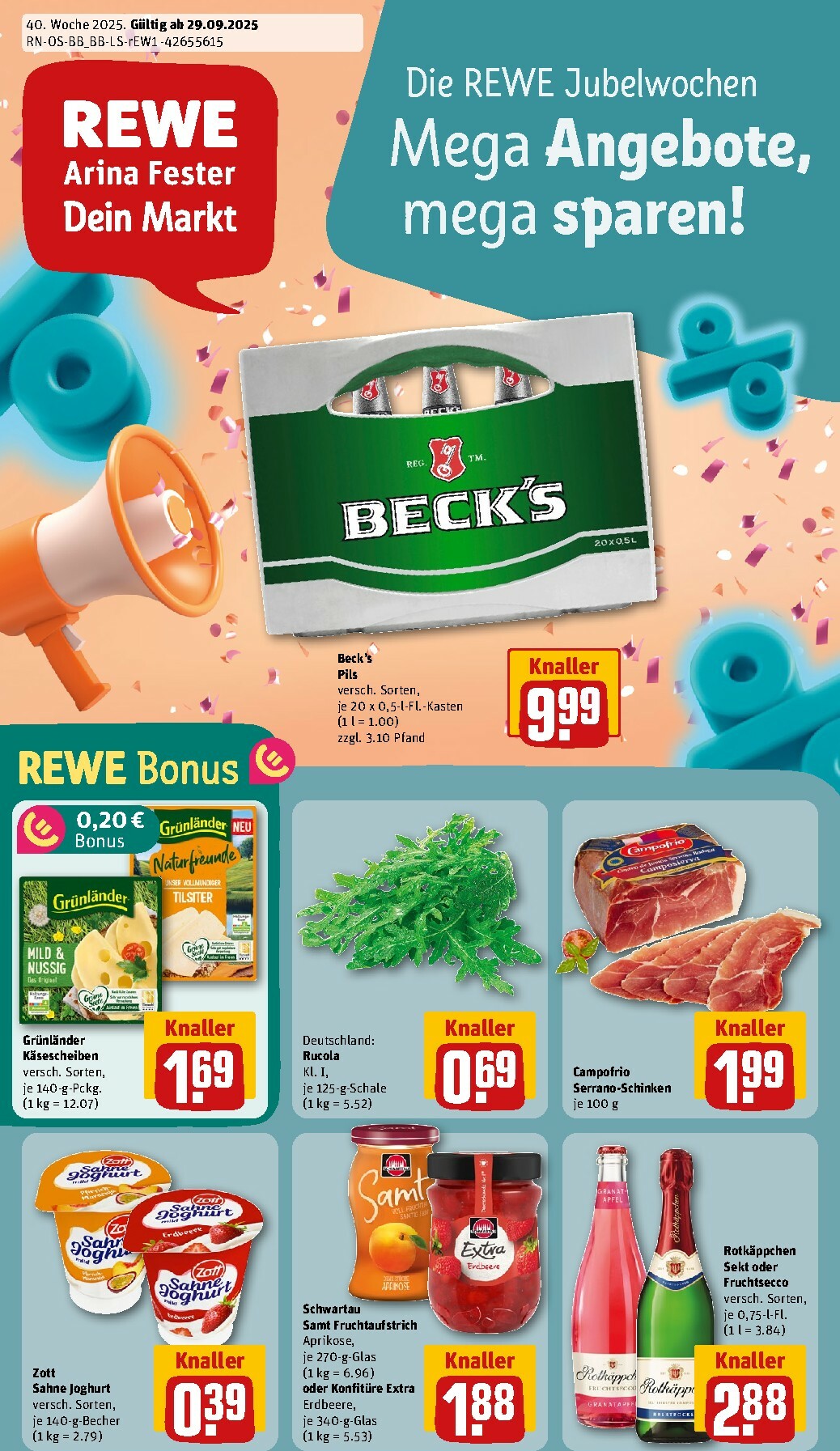 rewe - Rewe-Prospekt gültig vom 29.09. bis 05.10.