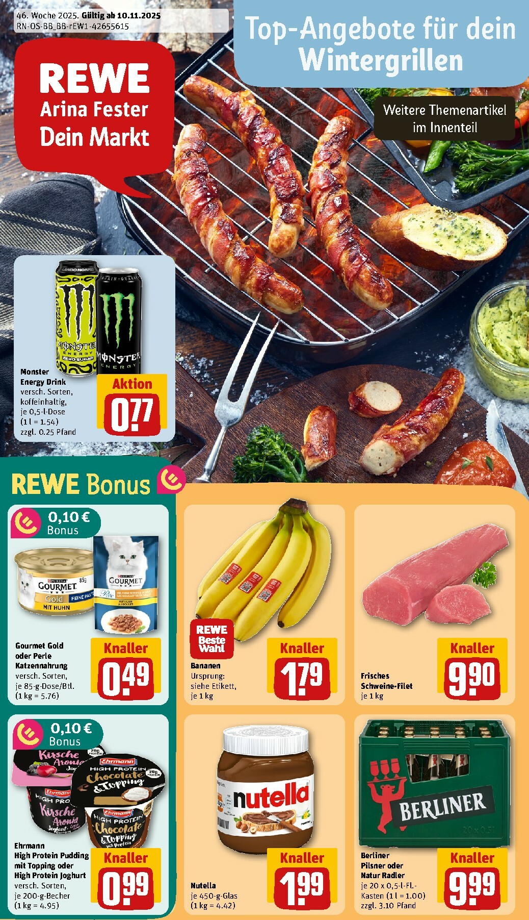 rewe - Rewe-Prospekt gültig vom 10.11. bis 16.11. - page: 1