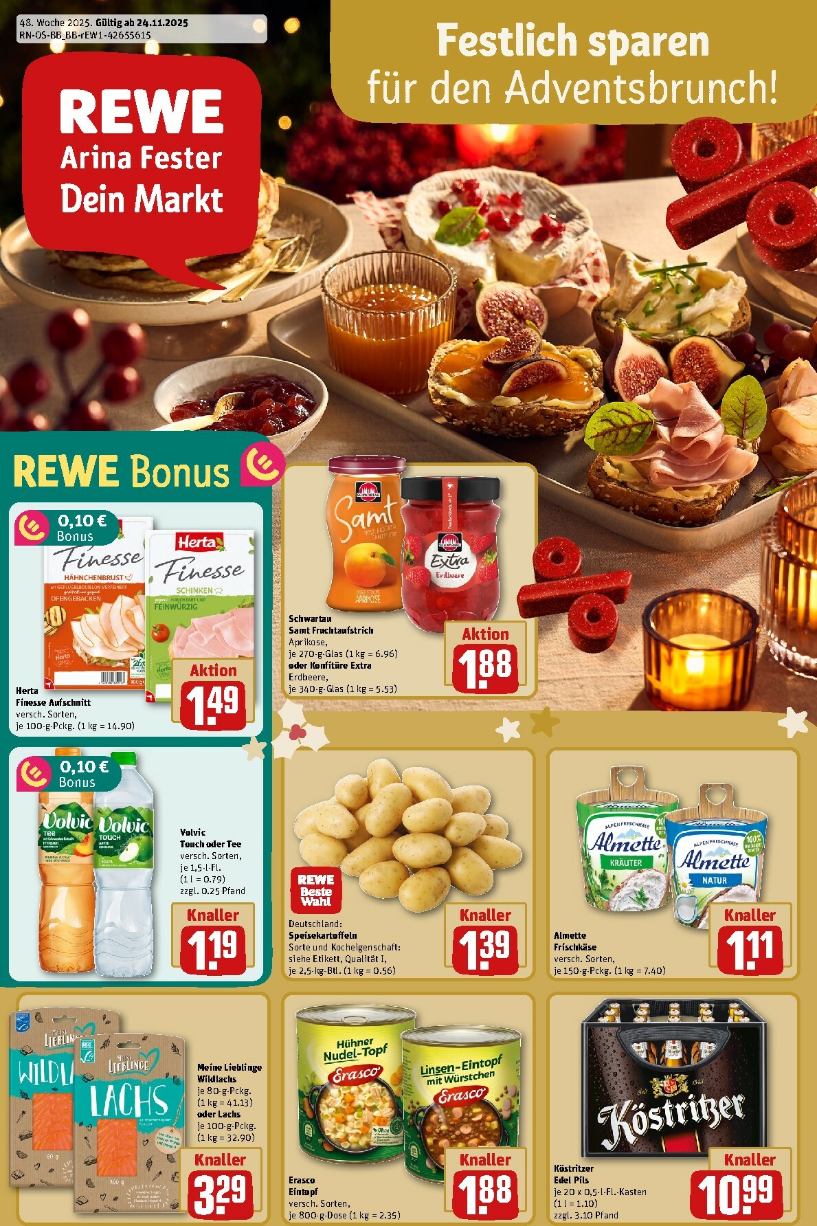rewe - Rewe-Prospekt gültig vom 24.11. bis 30.11. - page: 1