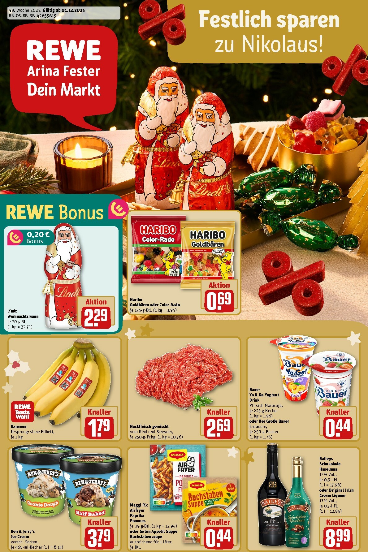 rewe - Rewe-Prospekt gültig vom 01.12. bis 07.12.
