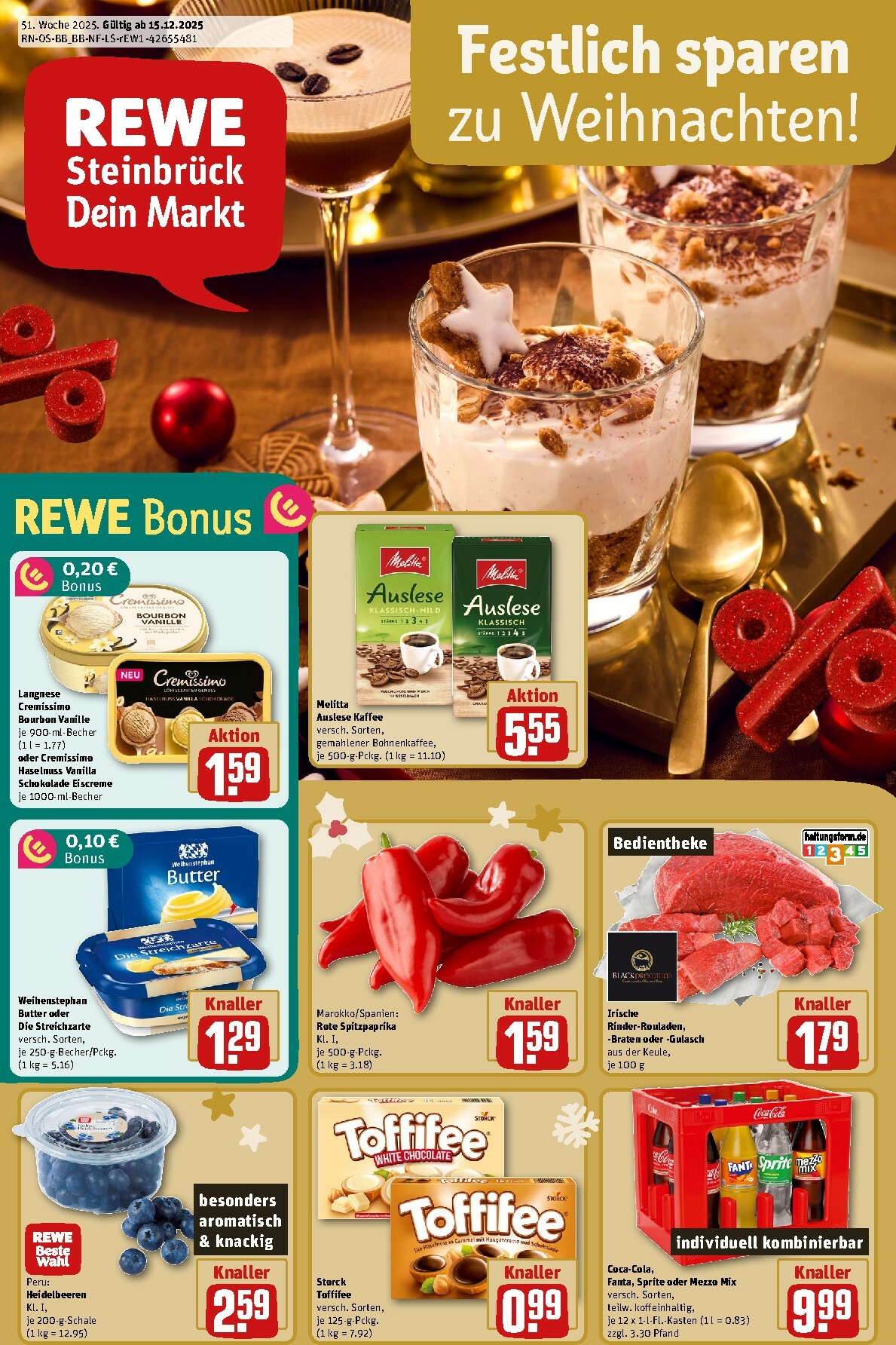 rewe - Rewe-Prospekt gültig vom 15.12. bis 21.12.