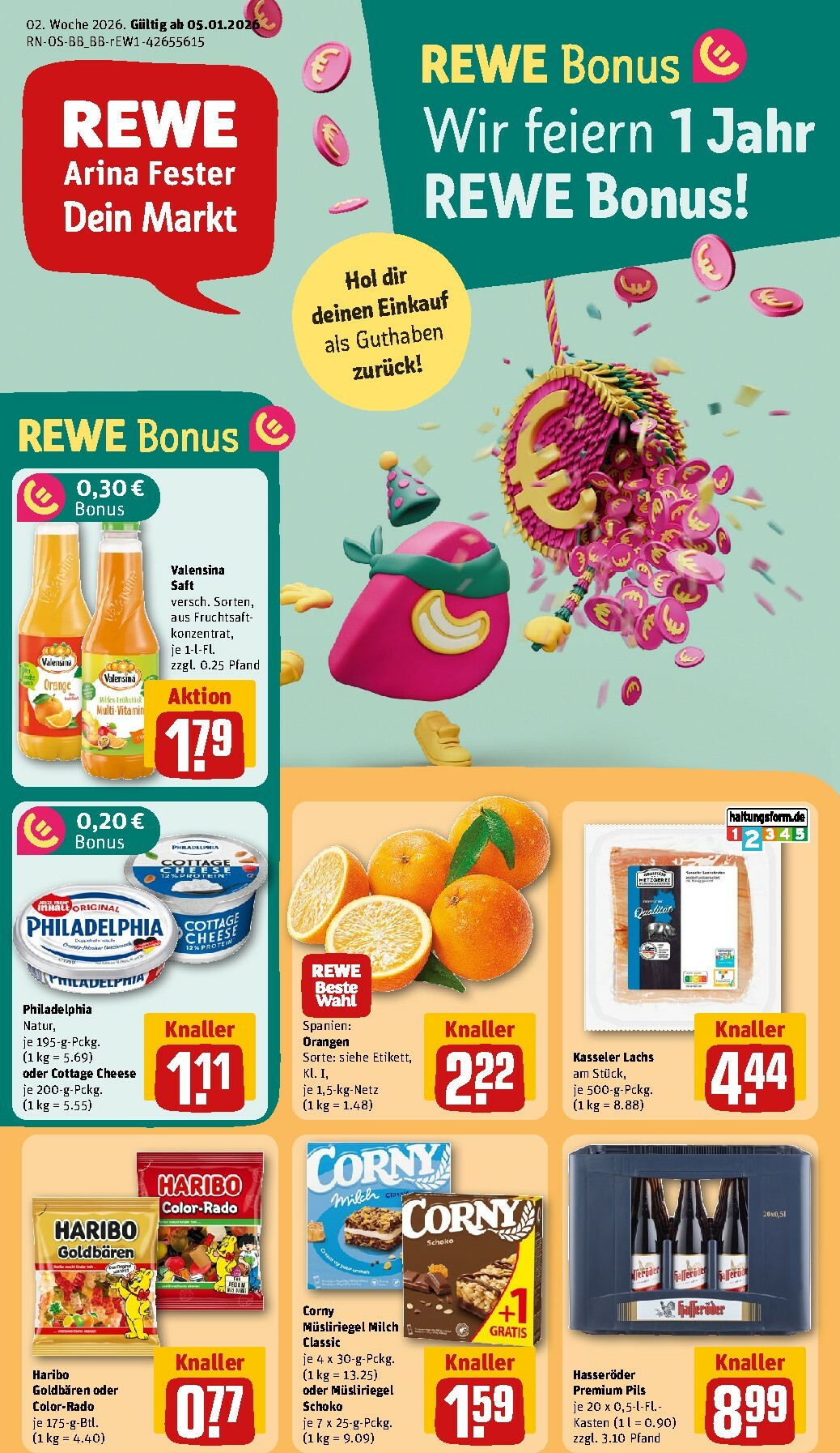 rewe - Rewe-Prospekt gültig vom 05.01. bis 11.01.