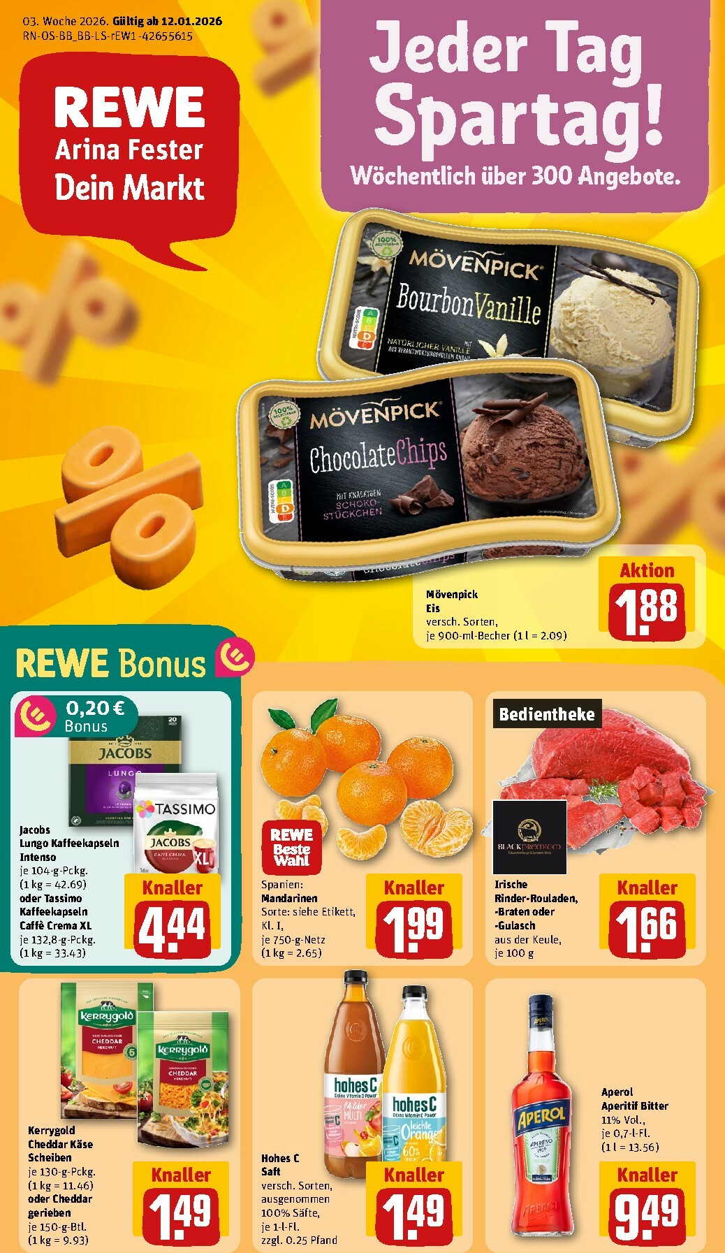 rewe - Rewe-Prospekt gültig vom 12.01. bis 18.01.