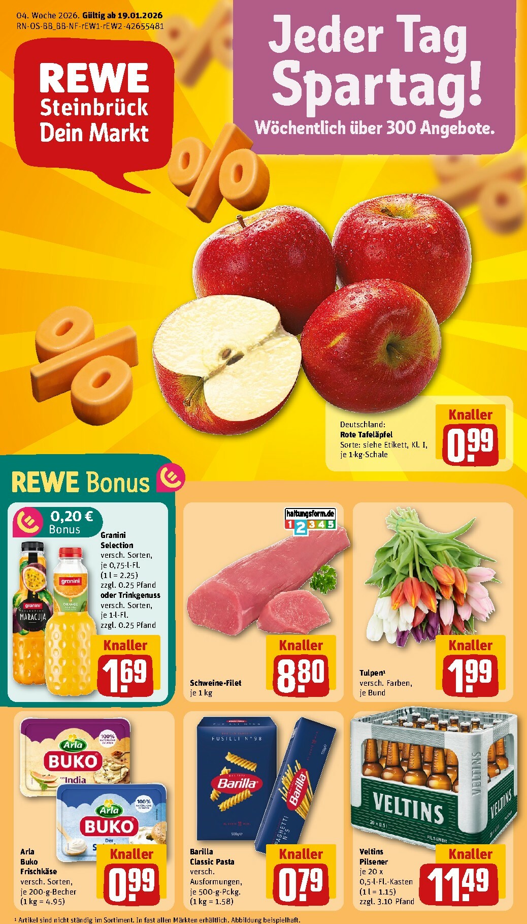 rewe - Rewe-Prospekt gültig vom 19.01. bis 25.01.