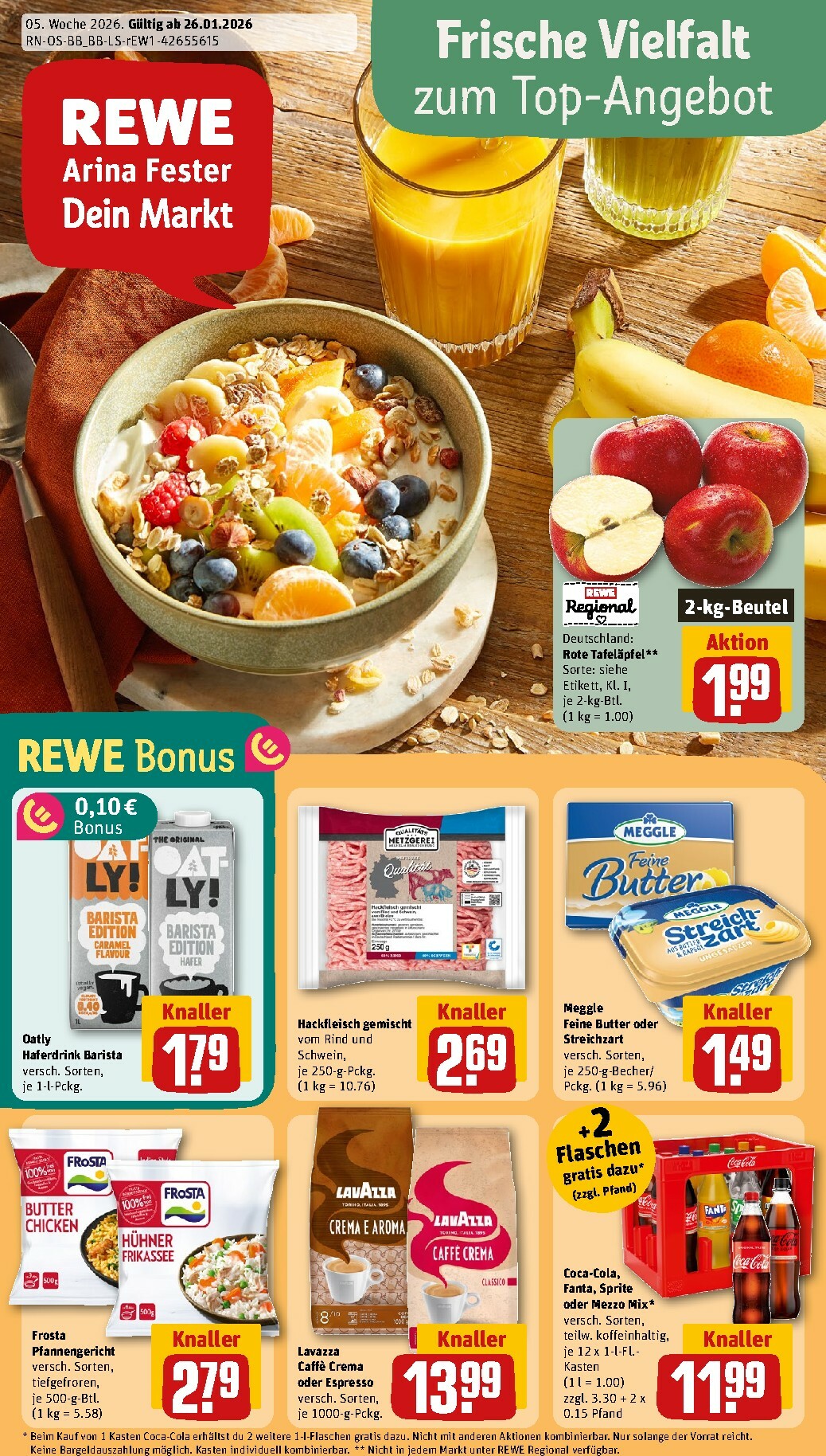 rewe - Rewe-Prospekt gültig vom 26.01. bis 01.02. - page: 1