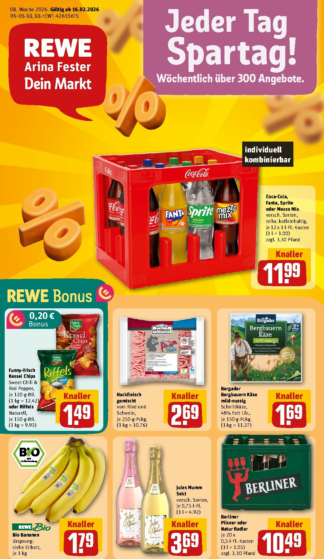 rewe - Rewe-Prospekt gültig vom 16.02.2026 bis 22.02.2026 - page: 1