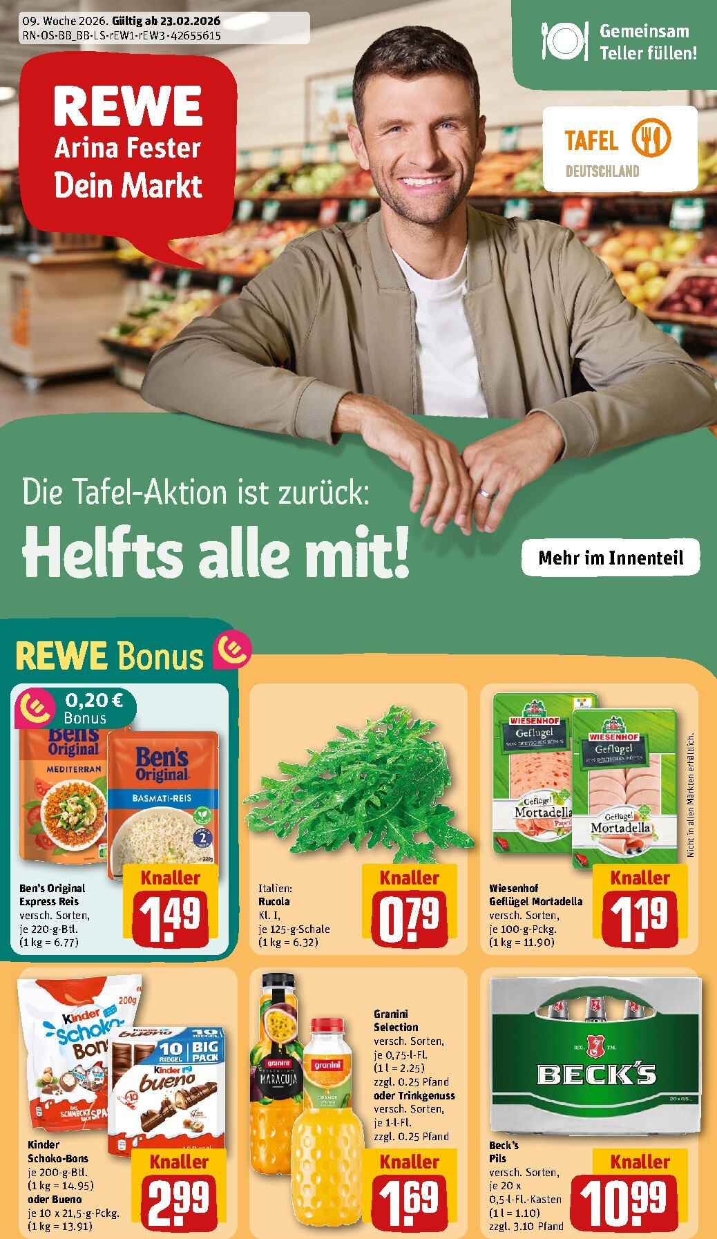 rewe - Rewe-Prospekt gültig vom 23.02.2026 bis 01.03.2026