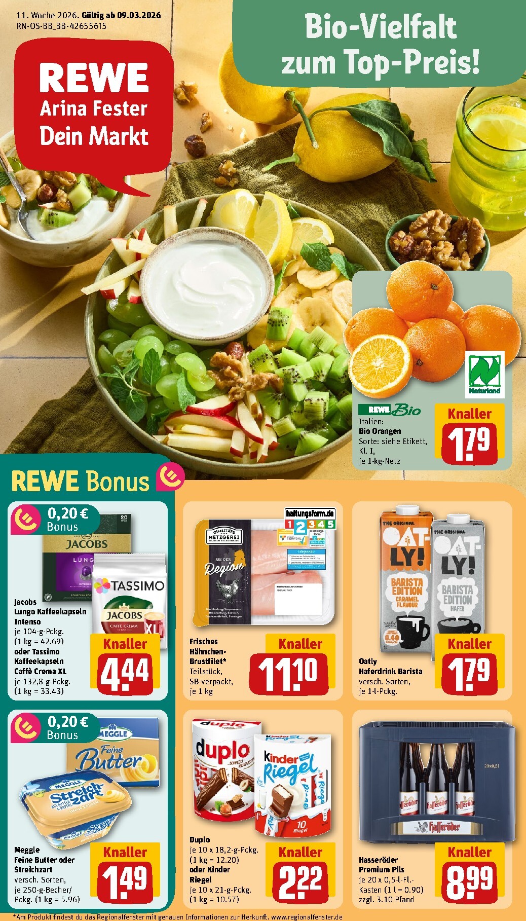 rewe - Rewe-Prospekt gültig vom 09.03.2026 bis 15.03.2026 - page: 1