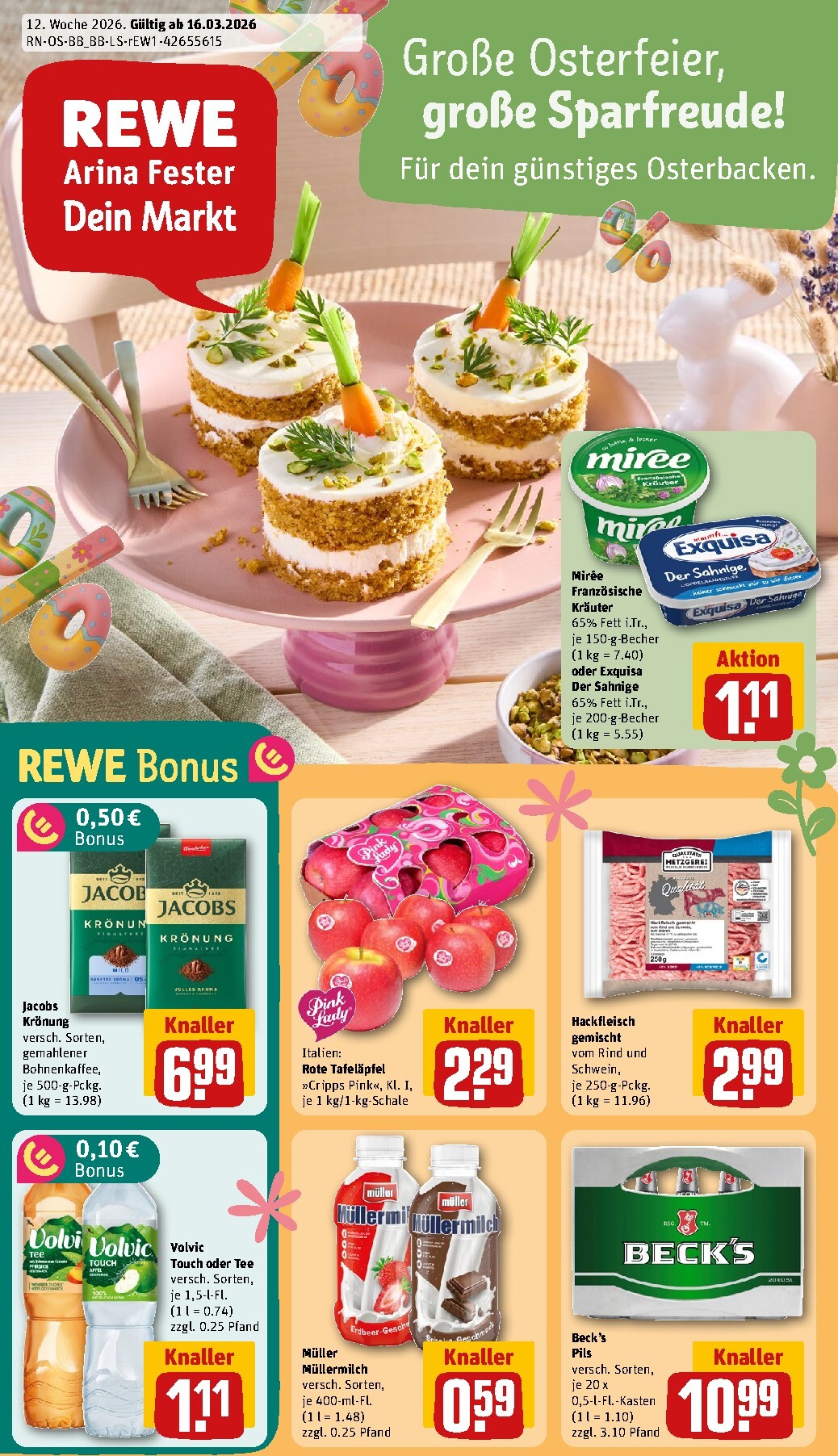 rewe - Rewe-Prospekt gültig vom 16.03.2026 bis 22.03.2026 - page: 1