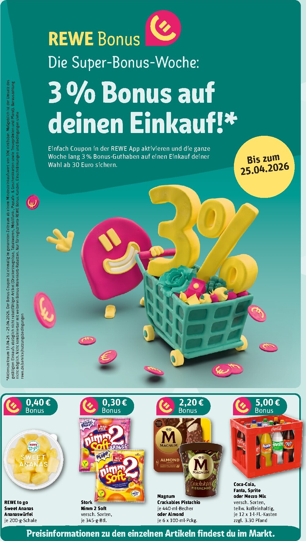 rewe - Rewe Prospekt nächste Woche – von Montag 20.04.2026 bis Sonntag 26.04.2026 - page: 3