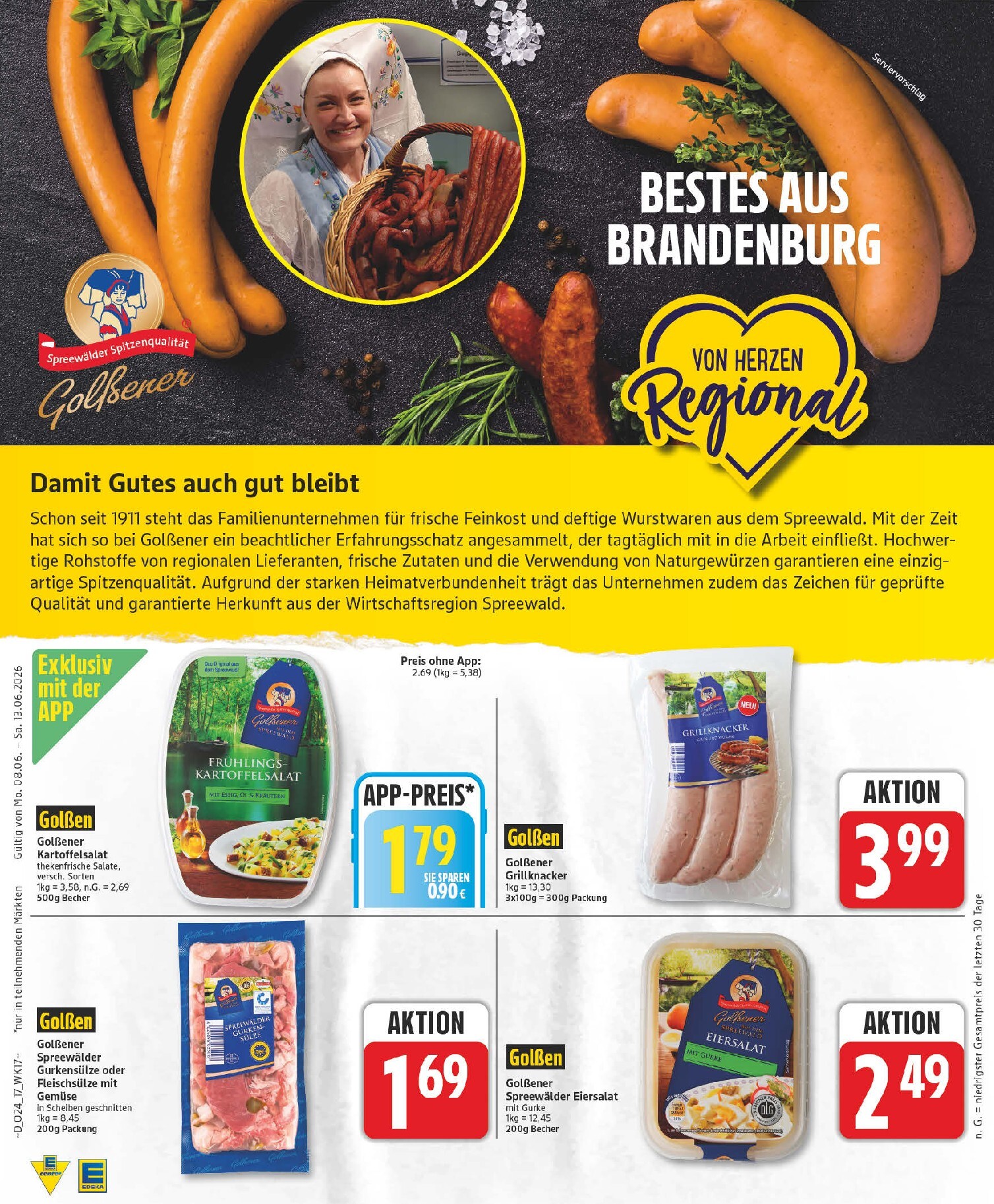 edeka - Edeka Prospekt nächste Woche – von Montag 08.06.2026 bis Samstag 13.06.2026 - page: 17
