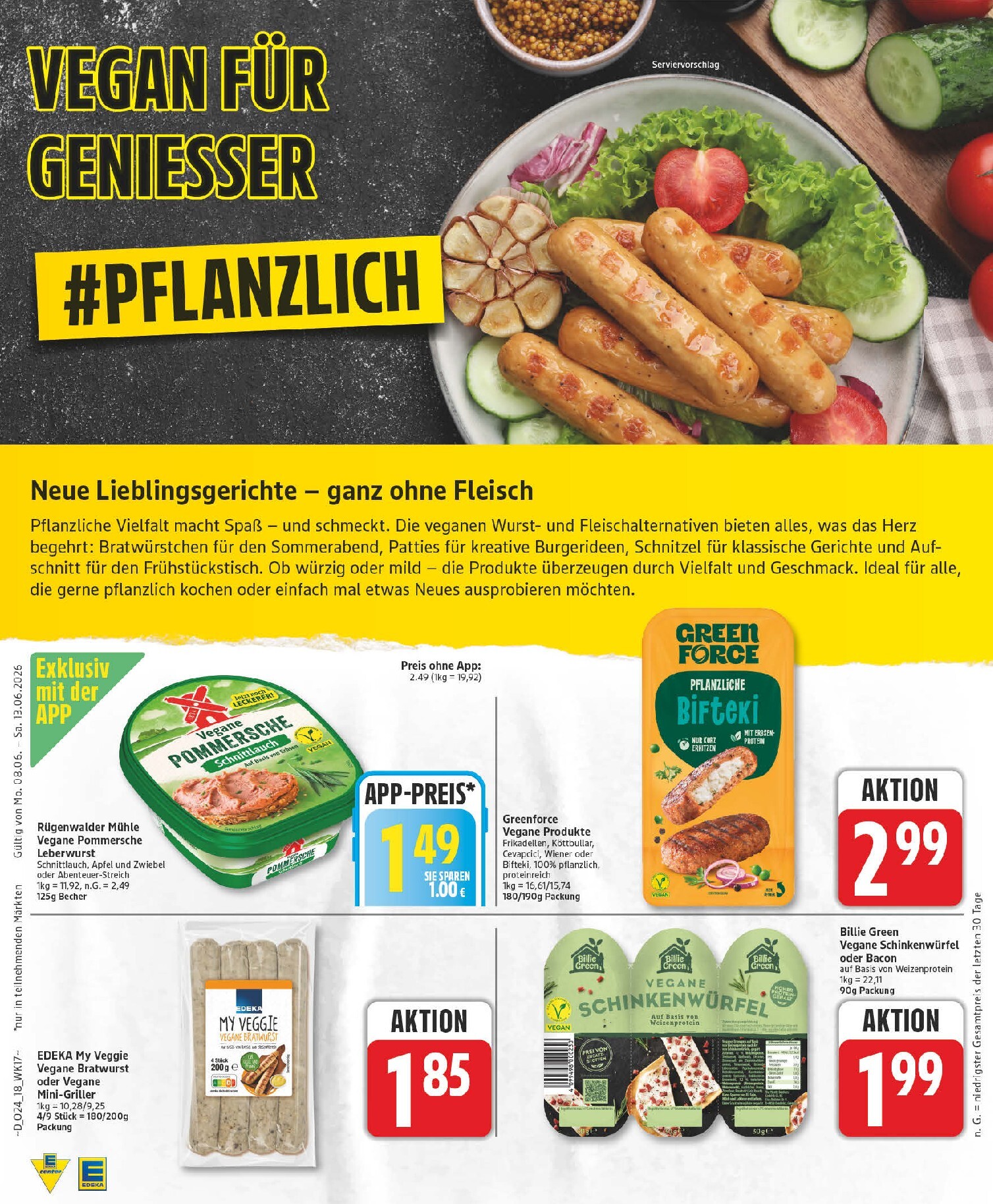 edeka - Edeka Prospekt nächste Woche – von Montag 08.06.2026 bis Samstag 13.06.2026 - page: 18