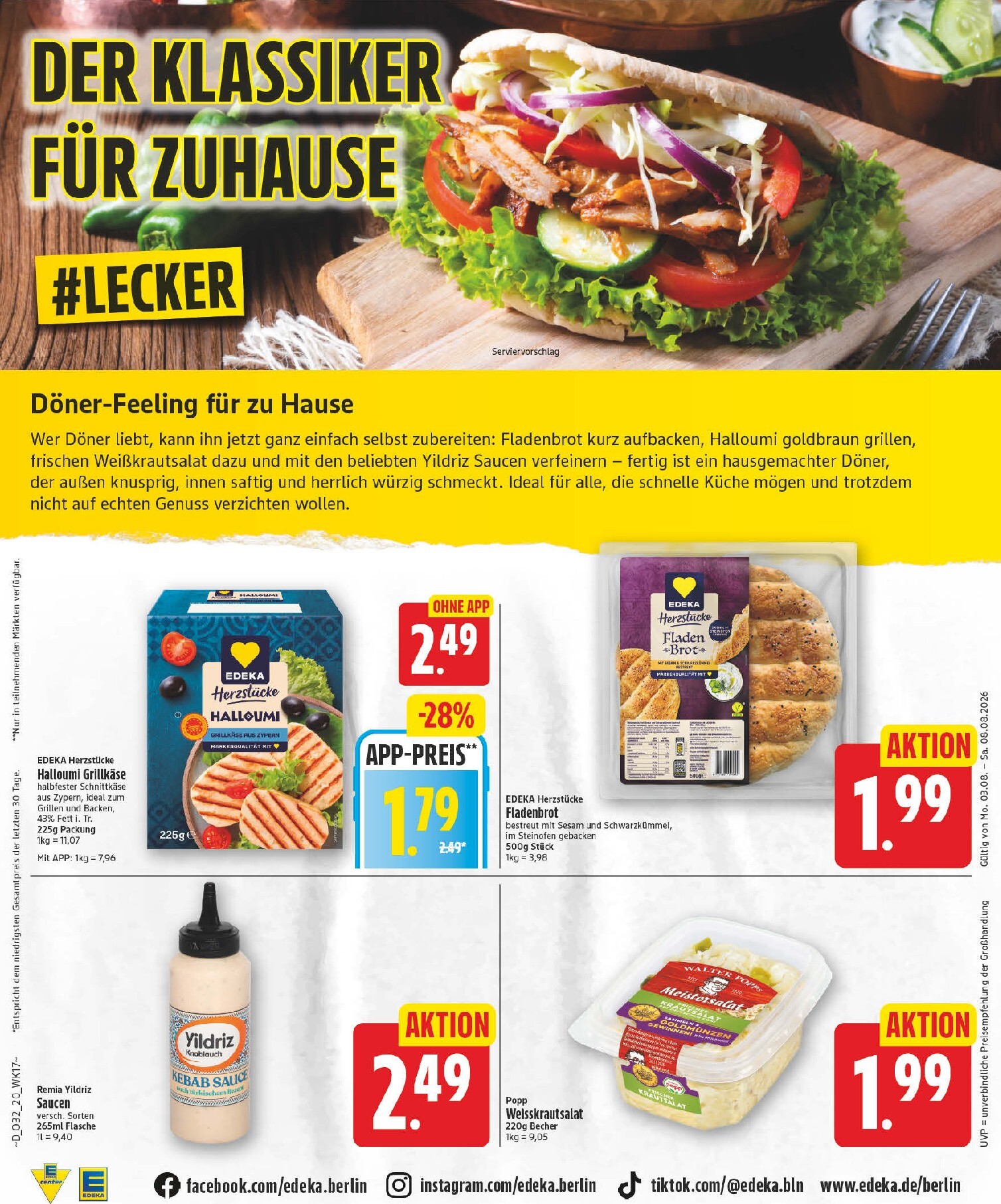 edeka - Edeka Prospekt nächste Woche – von Montag 03.08.2026 bis Samstag 08.08.2026 - page: 20