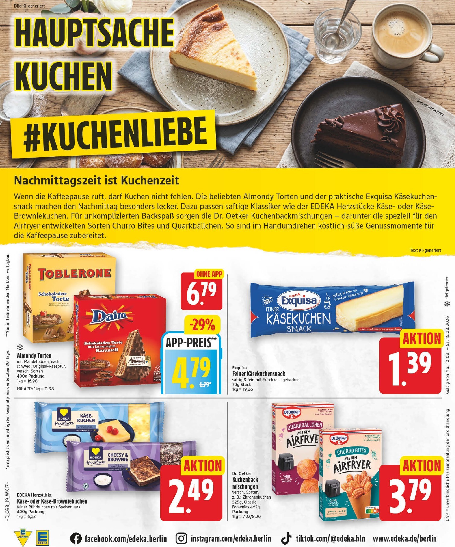 edeka - Edeka Prospekt nächste Woche – von Montag 10.08.2026 bis Samstag 15.08.2026 - page: 19