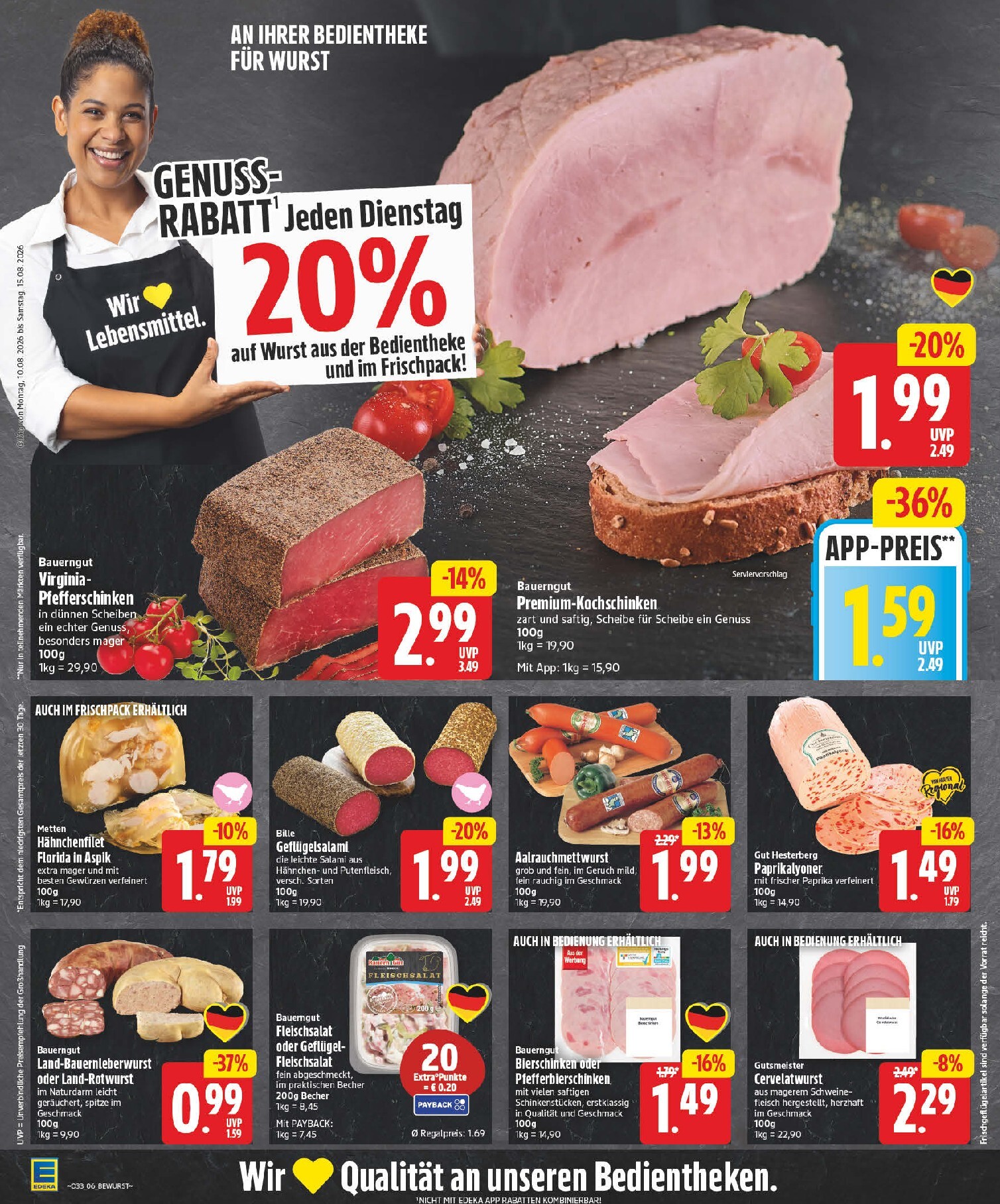 edeka - Edeka Prospekt nächste Woche – von Montag 10.08.2026 bis Samstag 15.08.2026 - page: 6