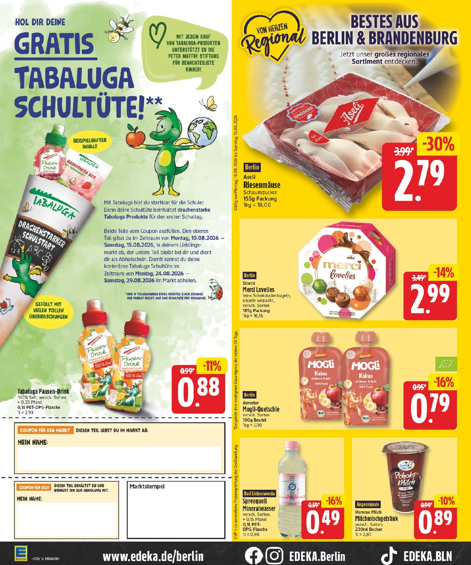 edeka - Edeka Prospekt nächste Woche – von Montag 10.08.2026 bis Samstag 15.08.2026 - page: 14